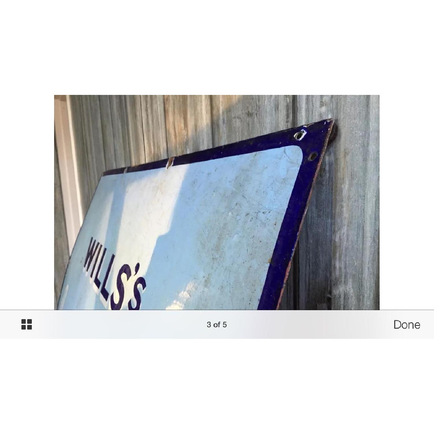 Antique Wills's Capstan Cigarette Sign-Oversized - image-2