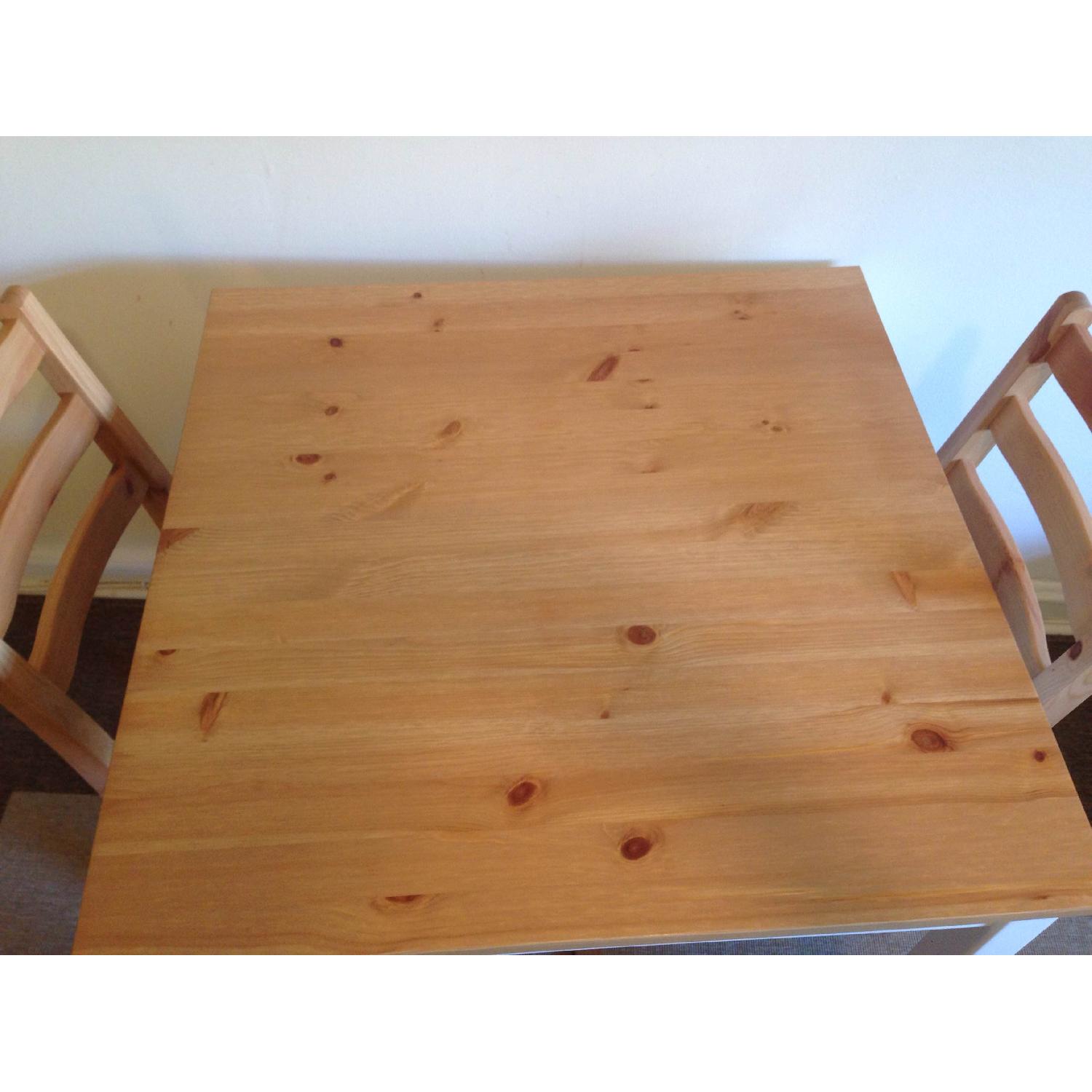Ikea Lerhamn 3 Piece Dining Set - image-2