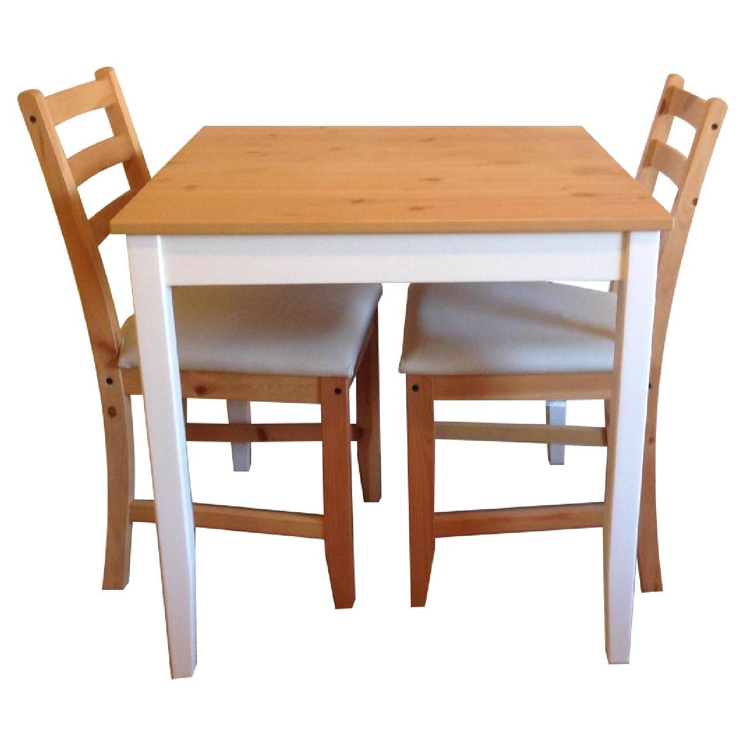 IKEA LERHAMN ダイニングテーブル　チェアセット IKEA LERHAMN ダイニングテーブル チェアセット IKEA LERHAMN