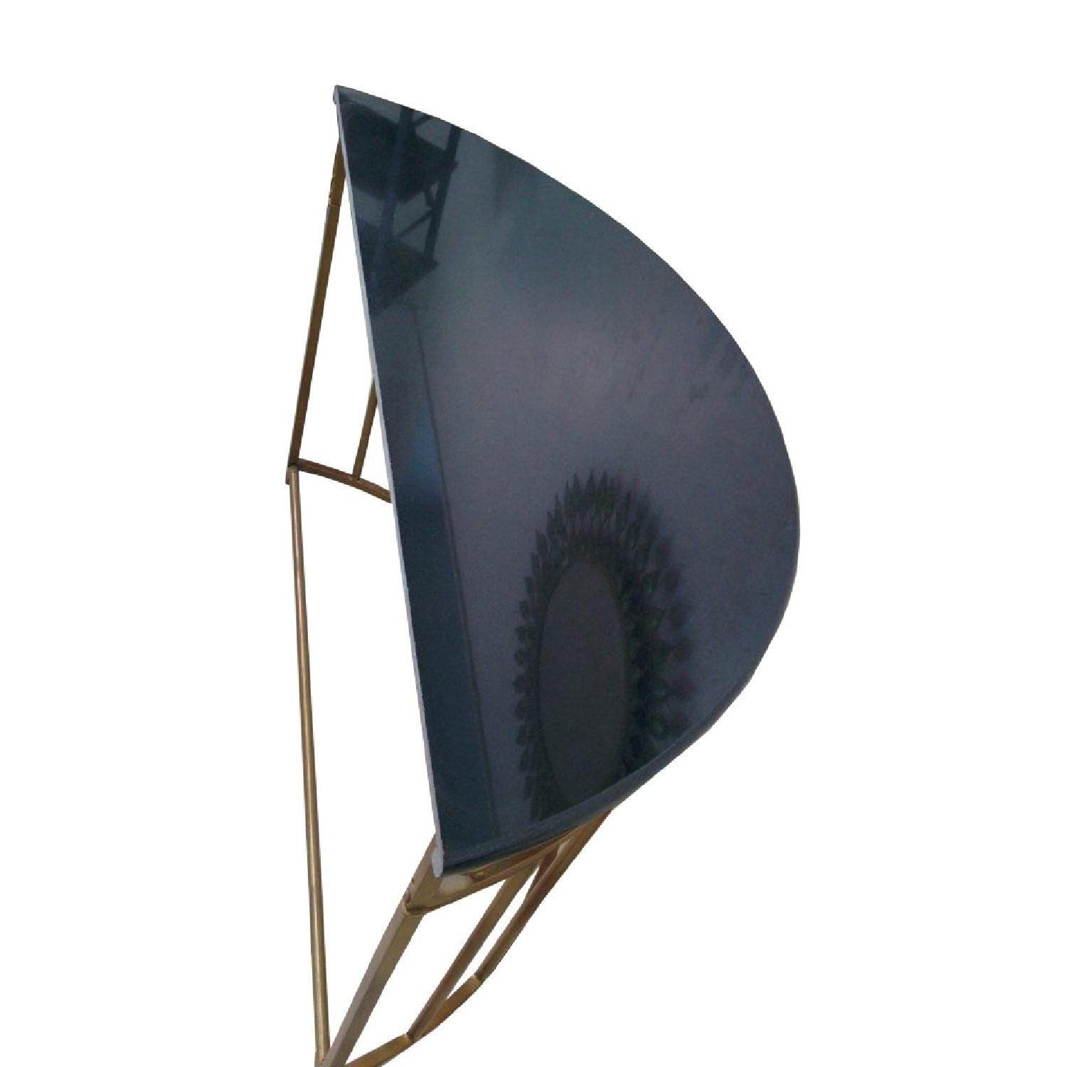 Designe Gallerie Metal Console Table with Marble Top Golden - image-2