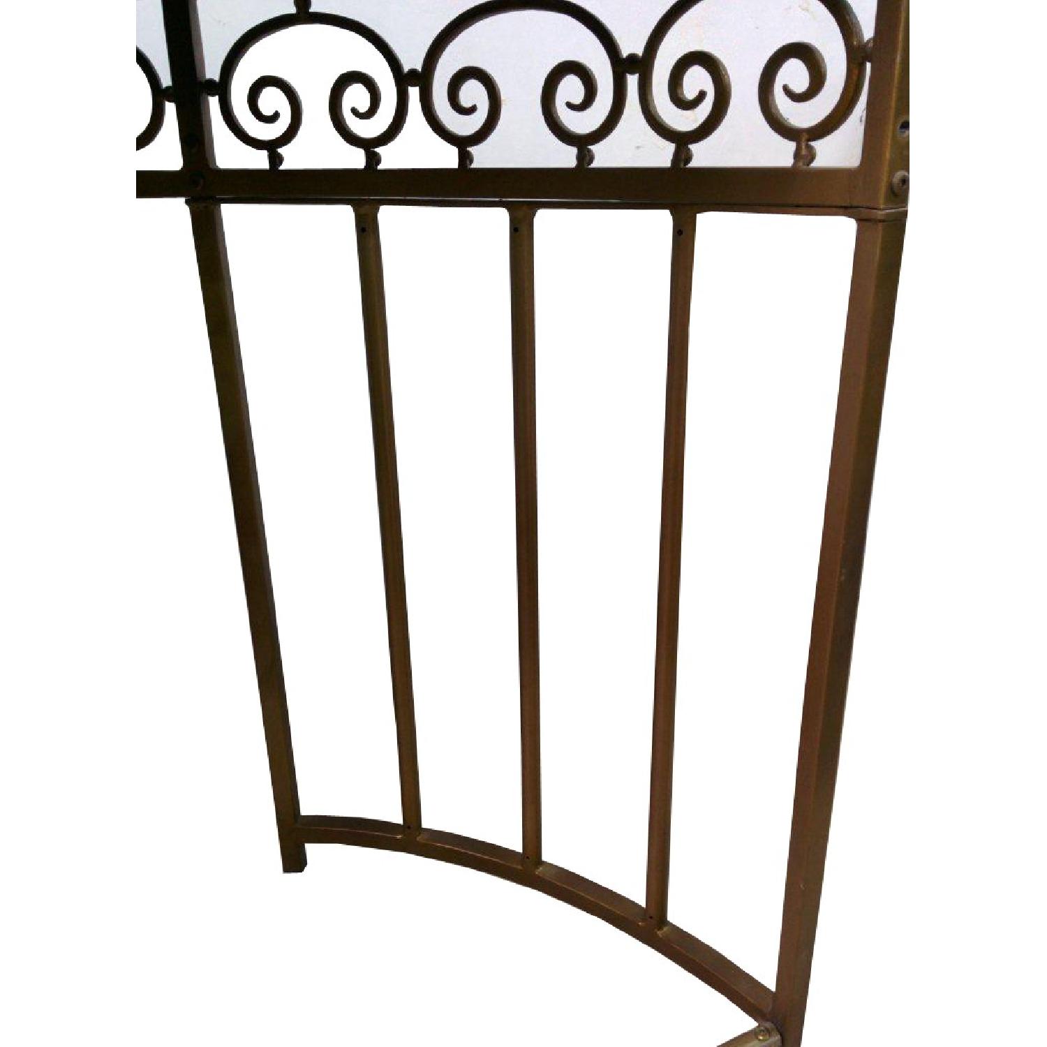 Designe Gallerie Metal Console Table with Marble Top Golden - image-6