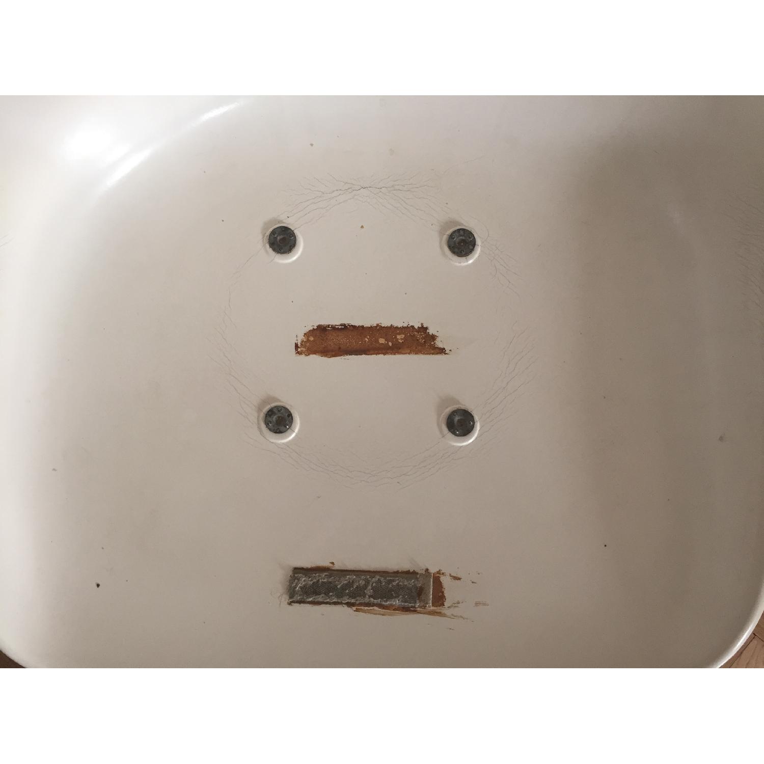 Arkana Mid-Century Eames-Style White Fiberglass Chairs - Set of 4 - image-5