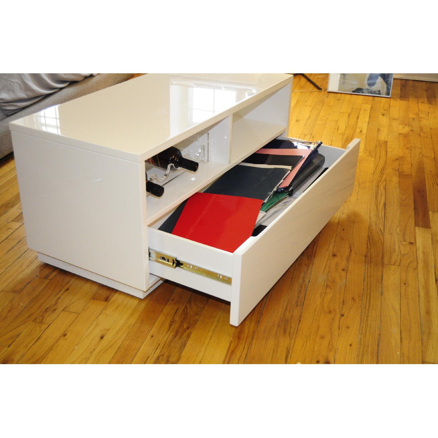 CB2 Chill White Mini Media Console - image-4