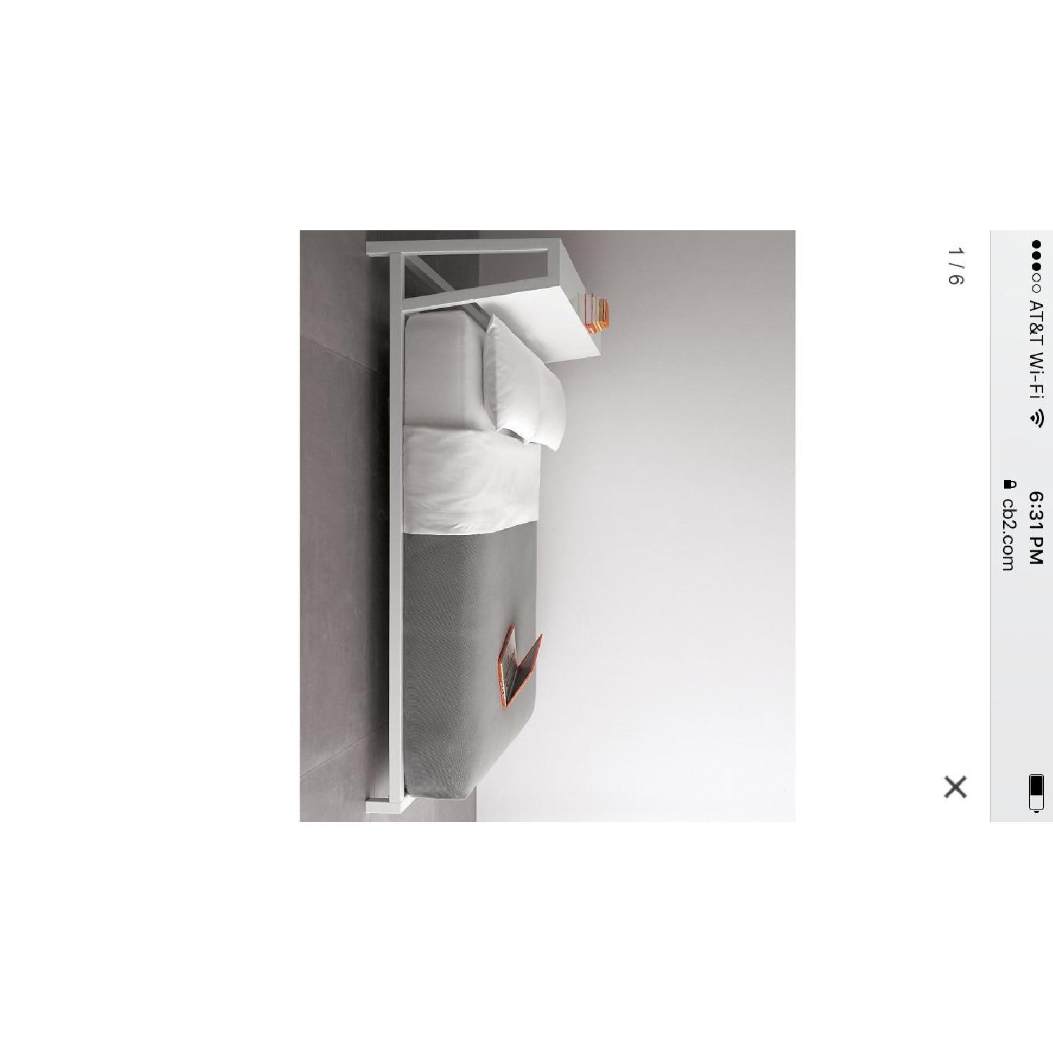 CB2 Alpine King Size White Bed - image-2