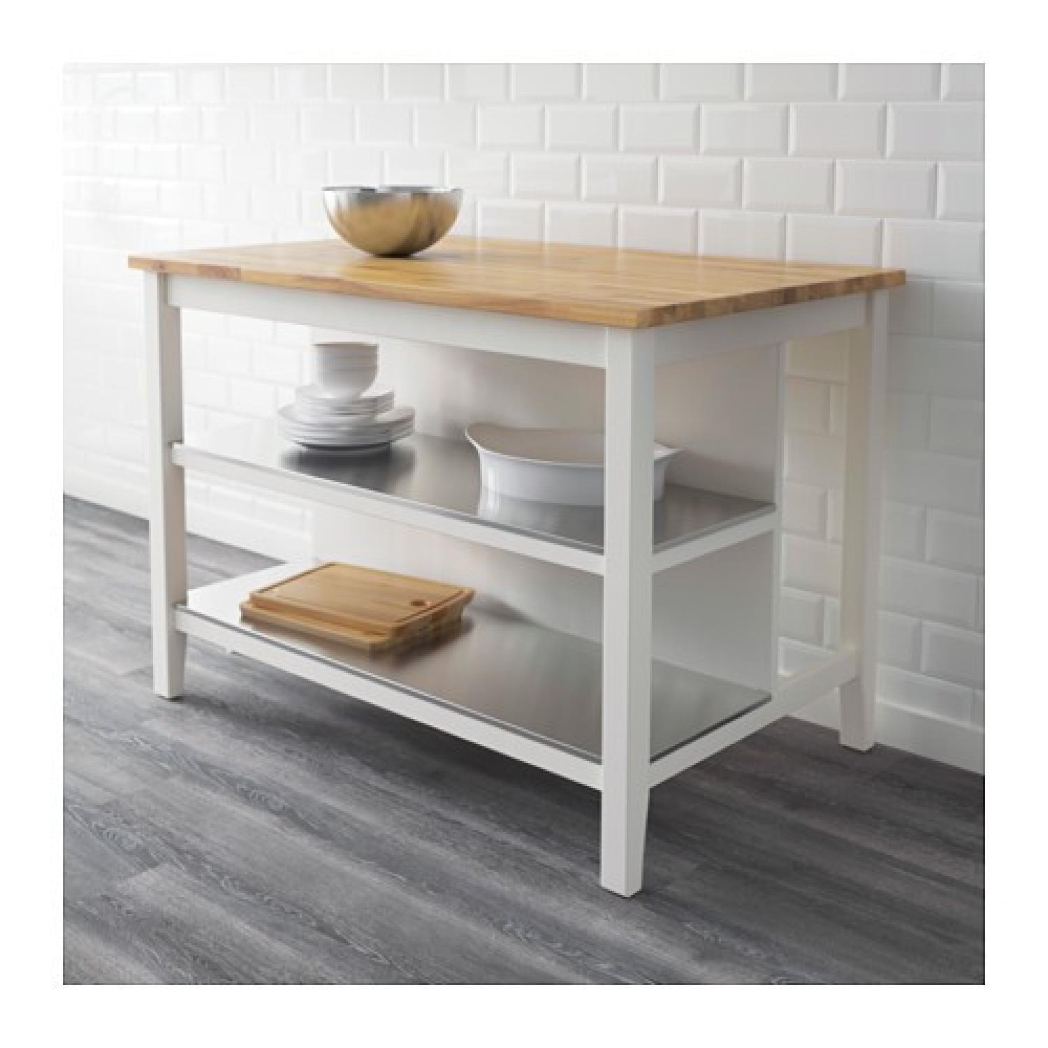Ikea Stenstorp Kitchen Island - image-5