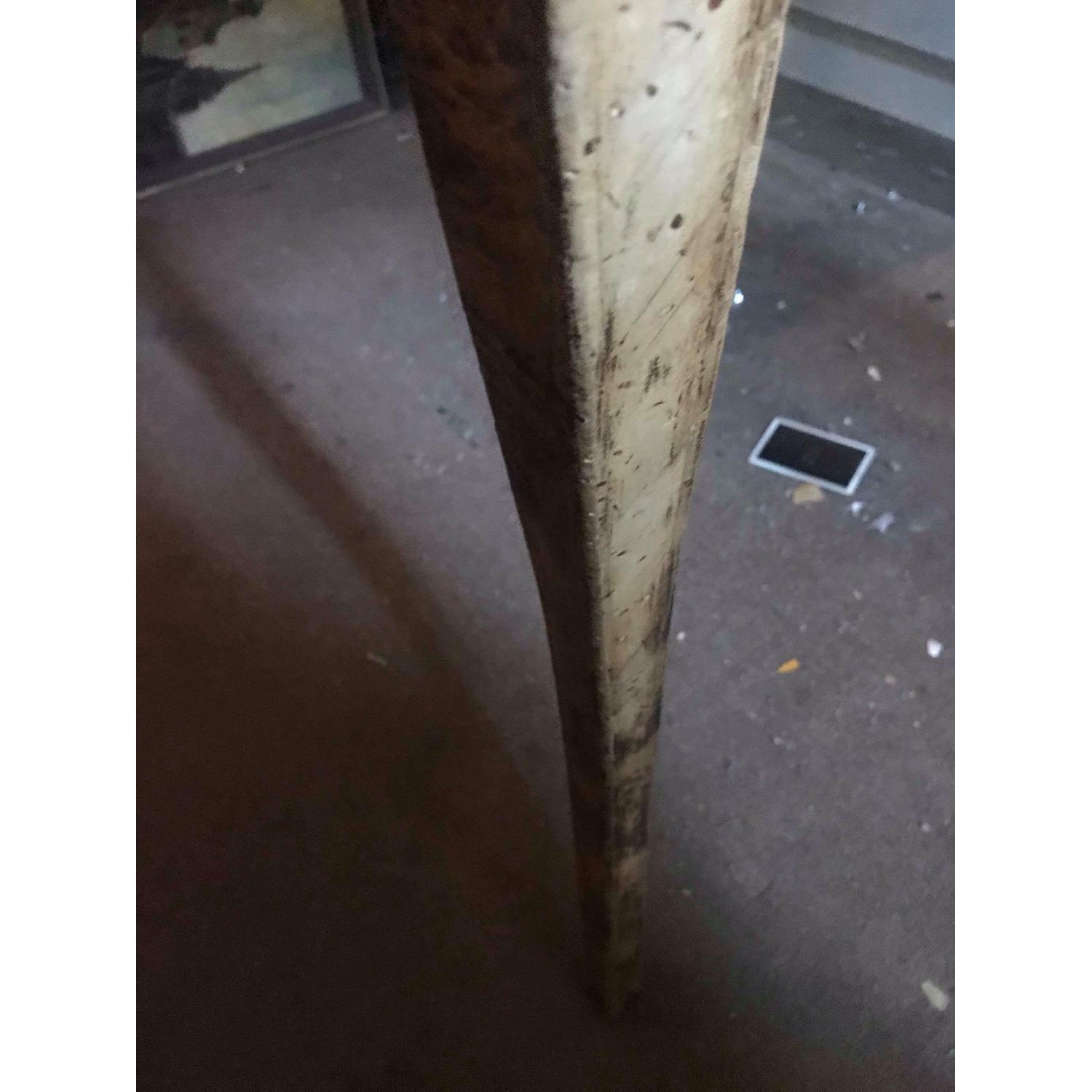 Vintage Chess & Checkers Game Table w/ 4 Drink Holders - image-16