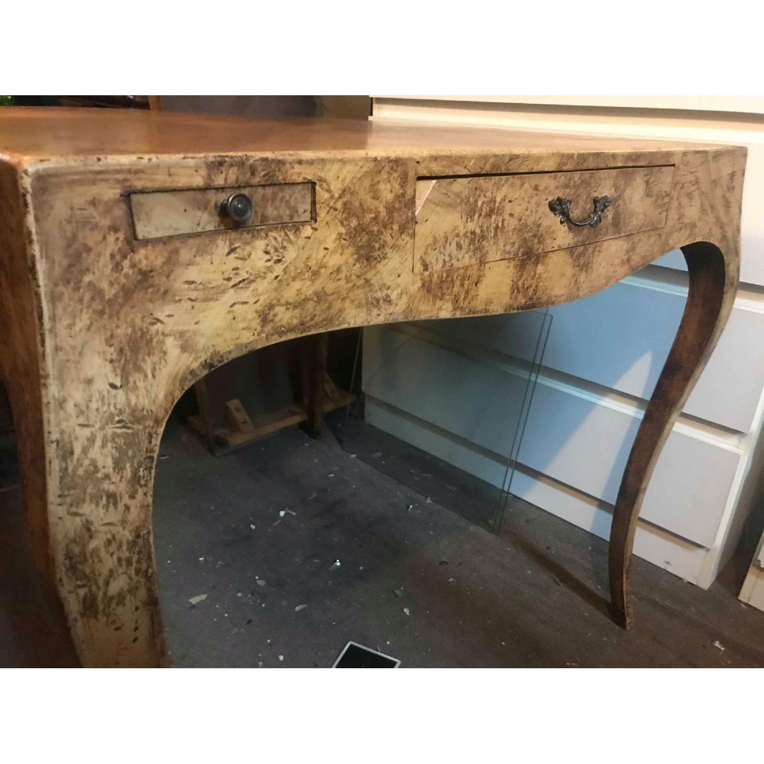 Vintage Chess & Checkers Game Table w/ 4 Drink Holders - image-17