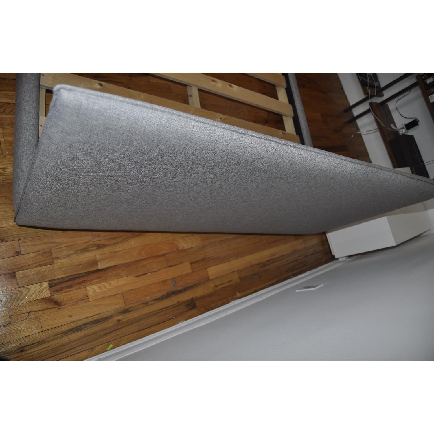 CB2 Facade Queen Grey Bed Frame - image-3