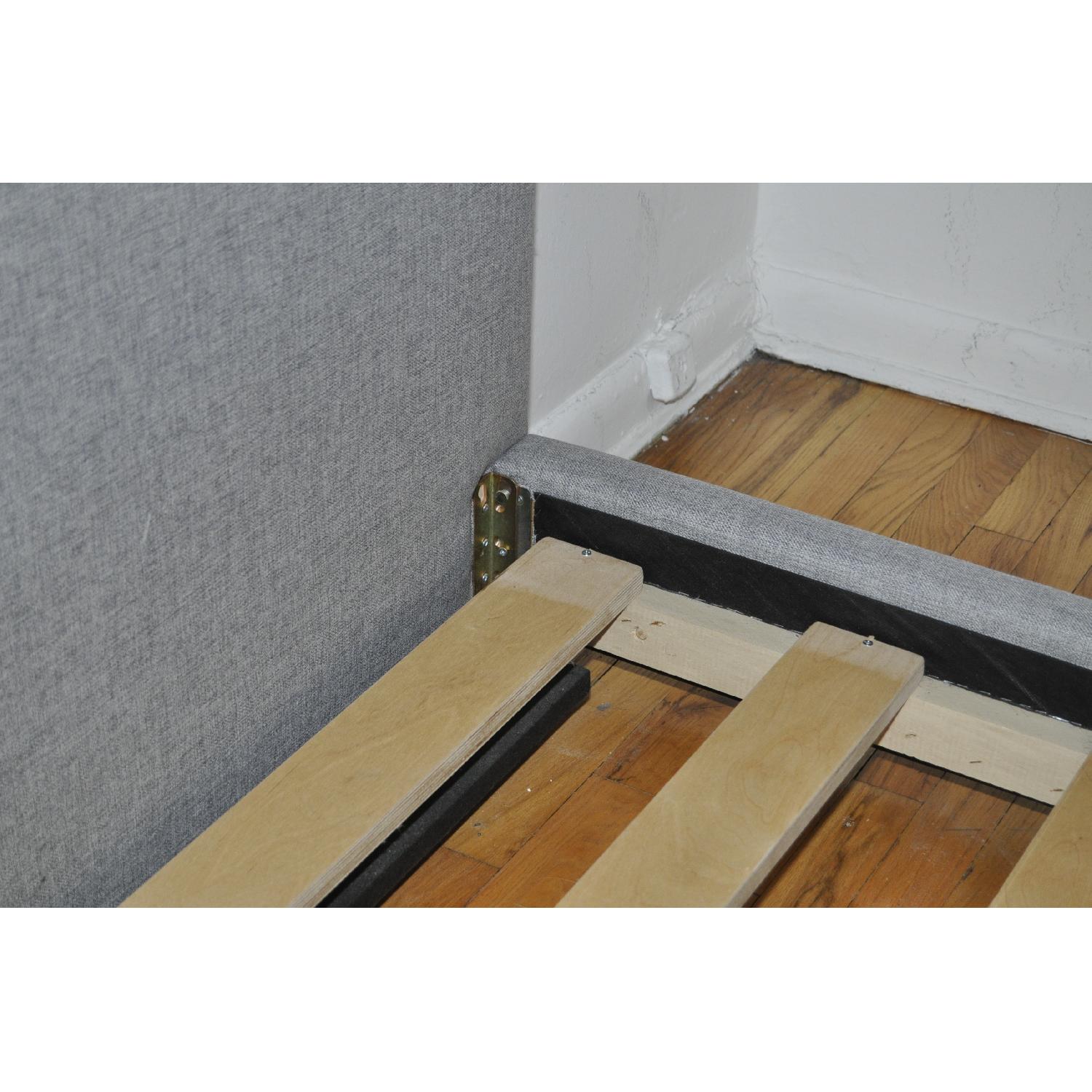 CB2 Facade Queen Grey Bed Frame - image-4