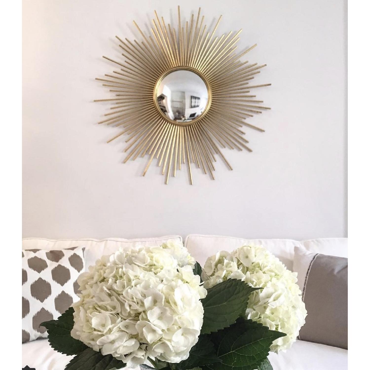 Renwil Nyambi Round Medium Mirror w/ Gold Leaf Finish - image-3