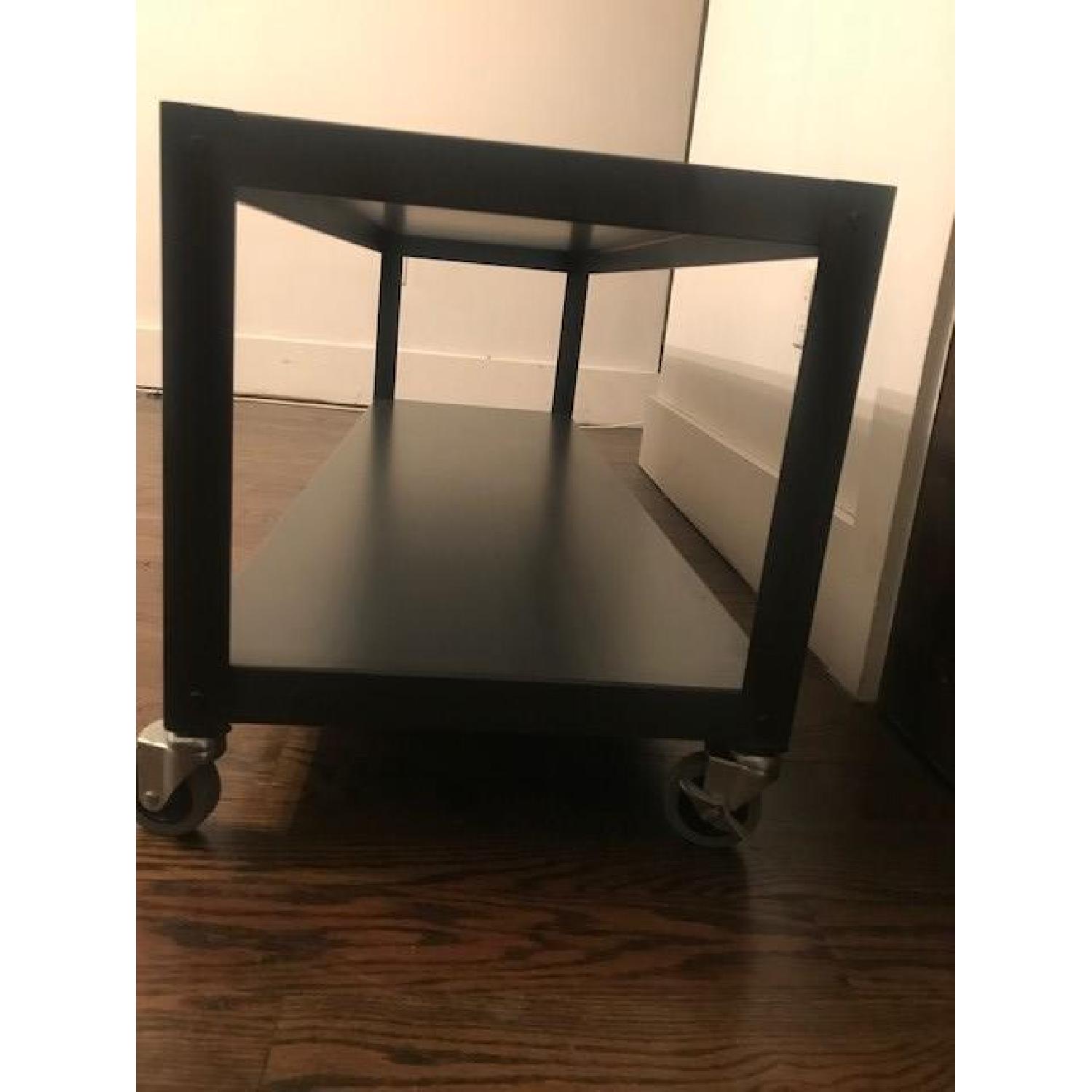 CB2 Rolling TV Stand/Coffee Table - image-2
