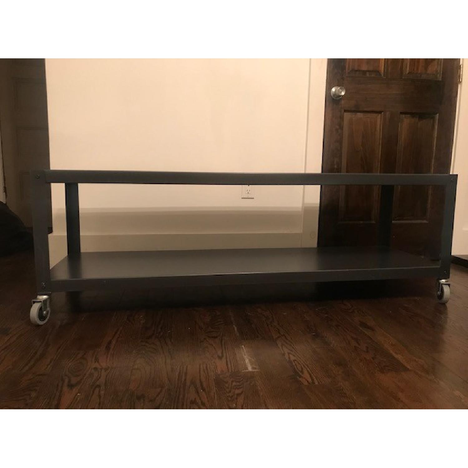 CB2 Rolling TV Stand/Coffee Table - image-5