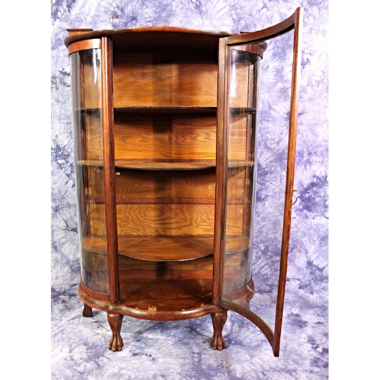 Larkin 1900 Signed Display Curio /China Cabinet - image-1