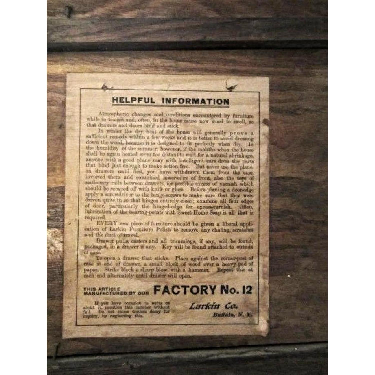 Larkin 1900 Signed Display Curio /China Cabinet - image-4