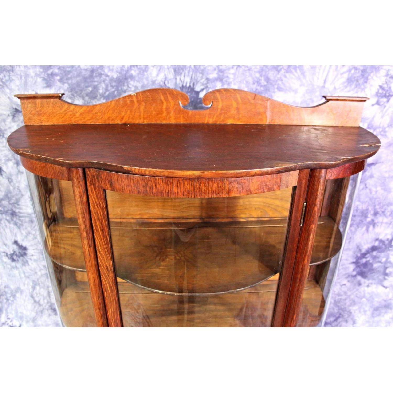 Larkin 1900 Signed Display Curio /China Cabinet - image-6