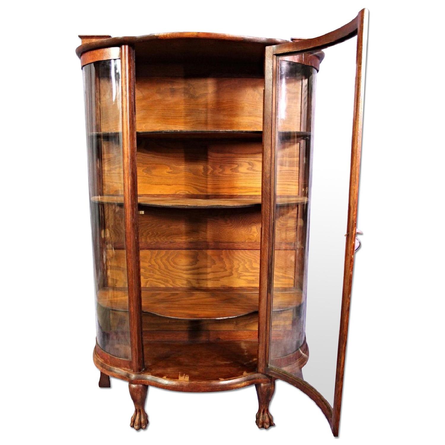 Larkin 1900 Signed Display Curio /China Cabinet - image-8