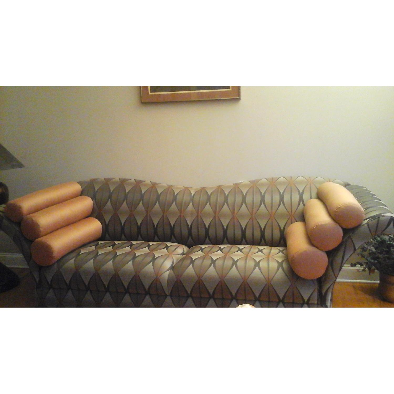 Weiman Robert Allen Custom Fabric Rollarm Sofa - image-2