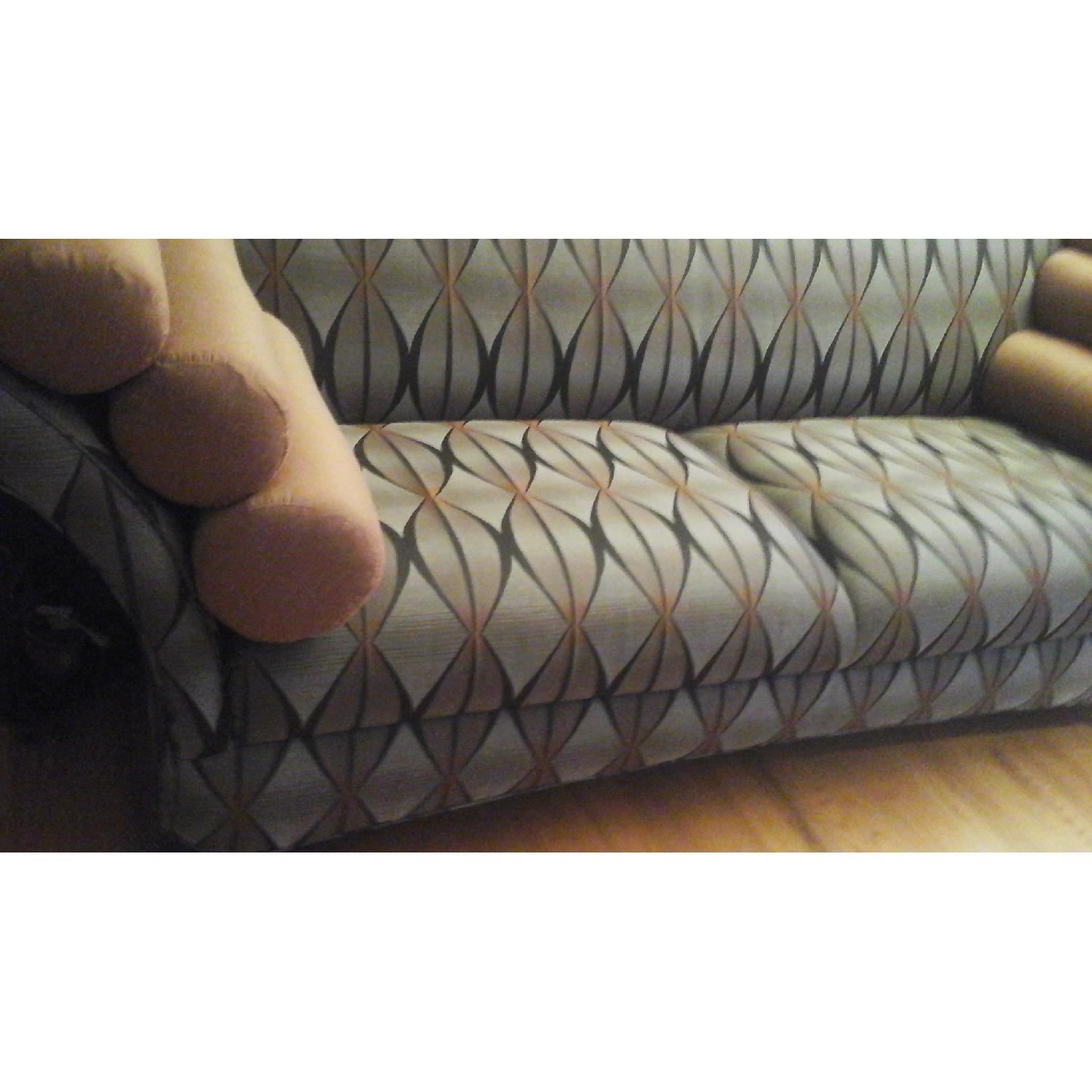 Weiman Robert Allen Custom Fabric Rollarm Sofa - image-3