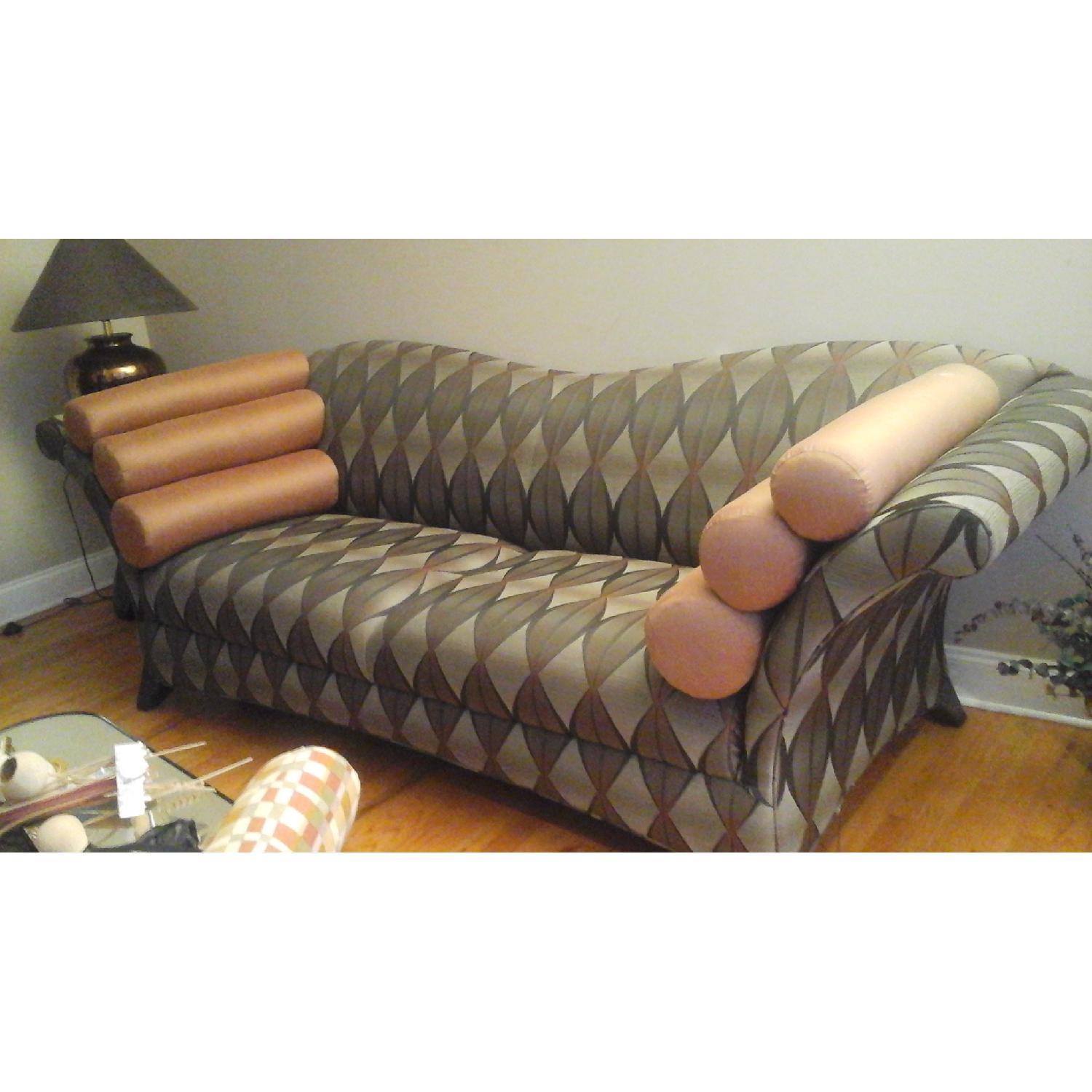 Weiman Robert Allen Custom Fabric Rollarm Sofa - image-4