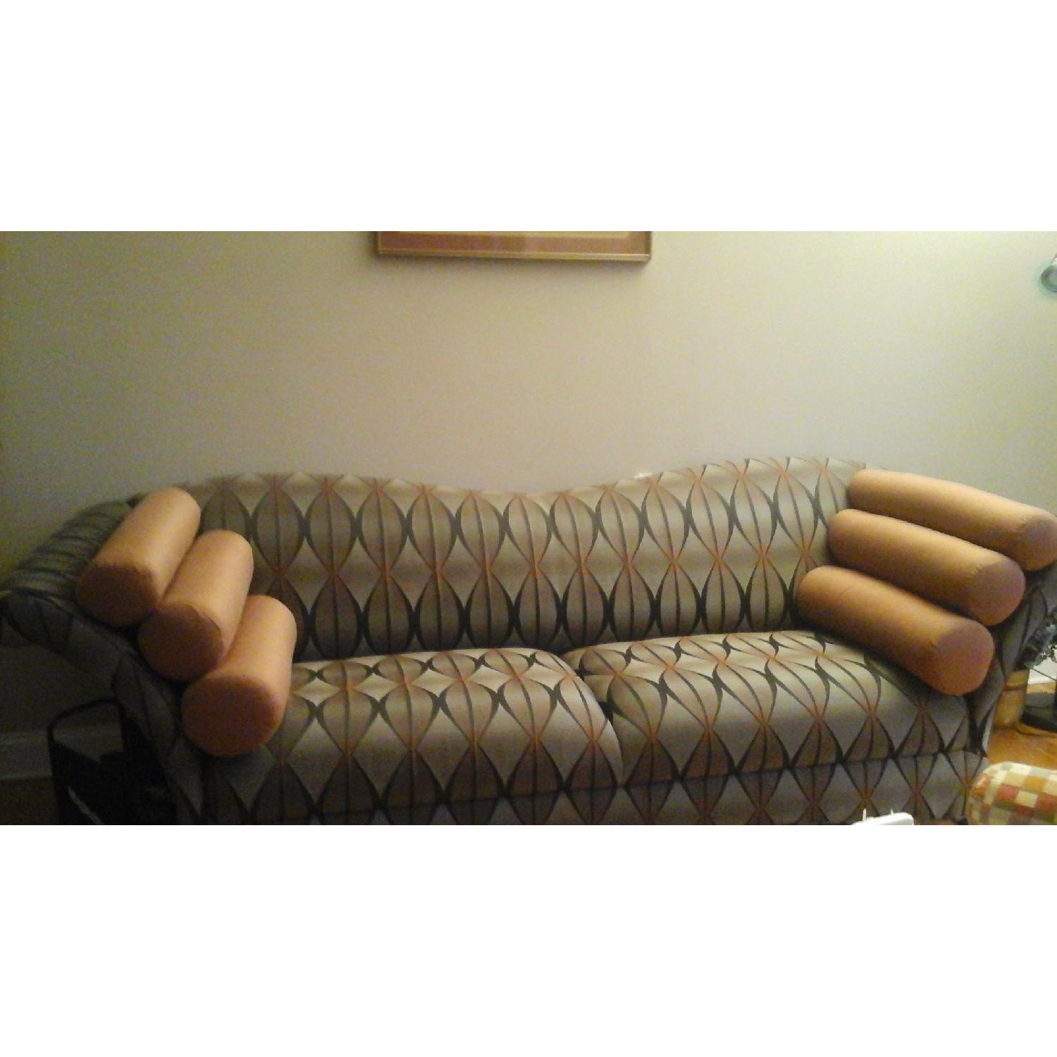 Weiman Robert Allen Custom Fabric Rollarm Sofa - image-5