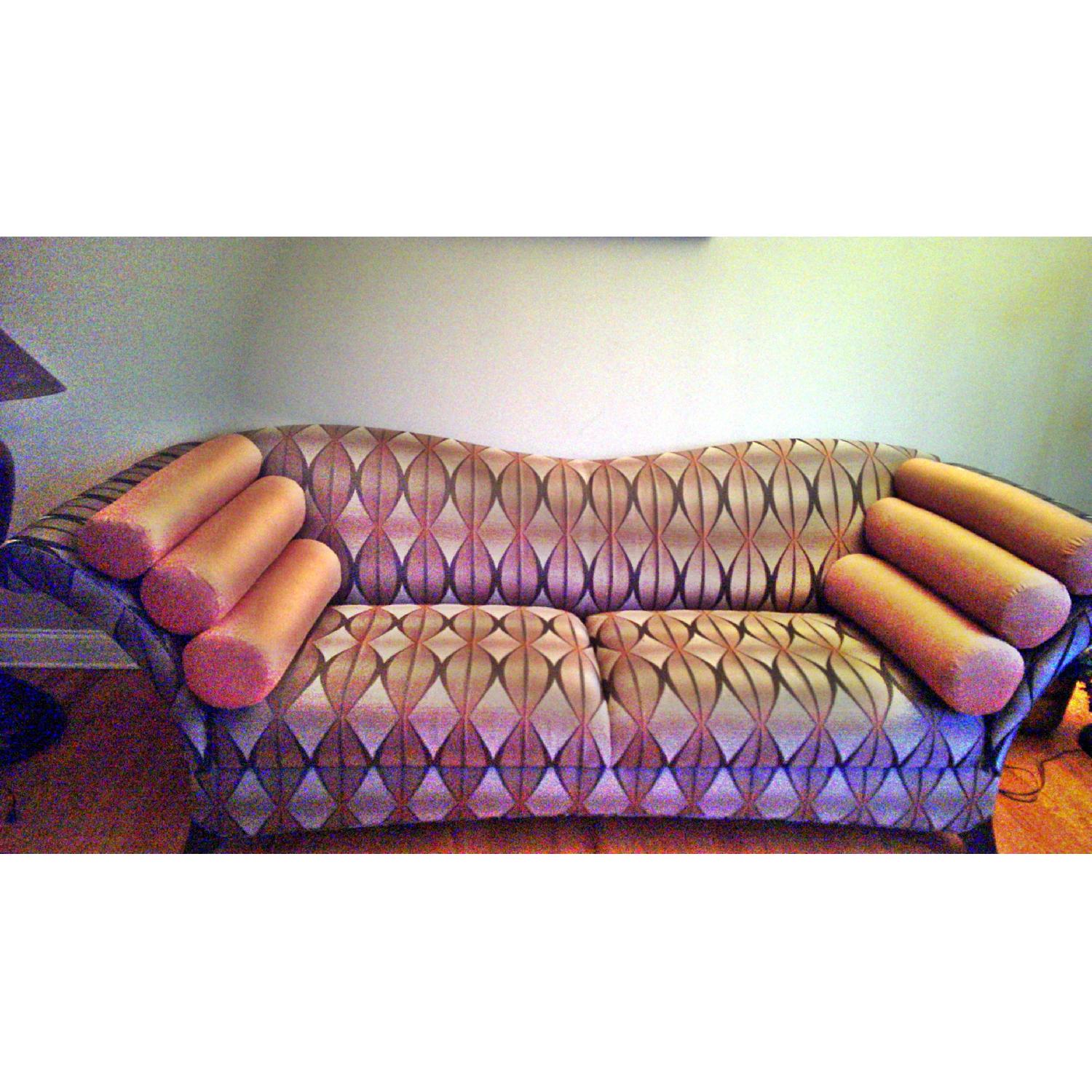 Weiman Robert Allen Custom Fabric Rollarm Sofa - image-6