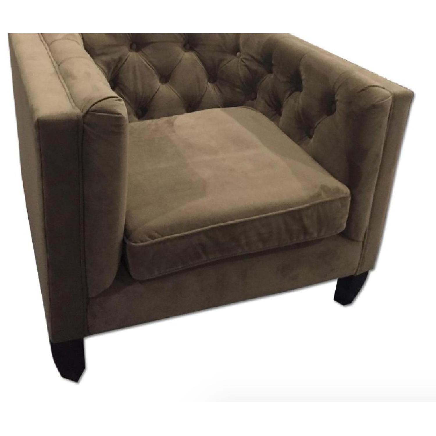 World Market Kendall Armchair in Natural Fabric - image-4
