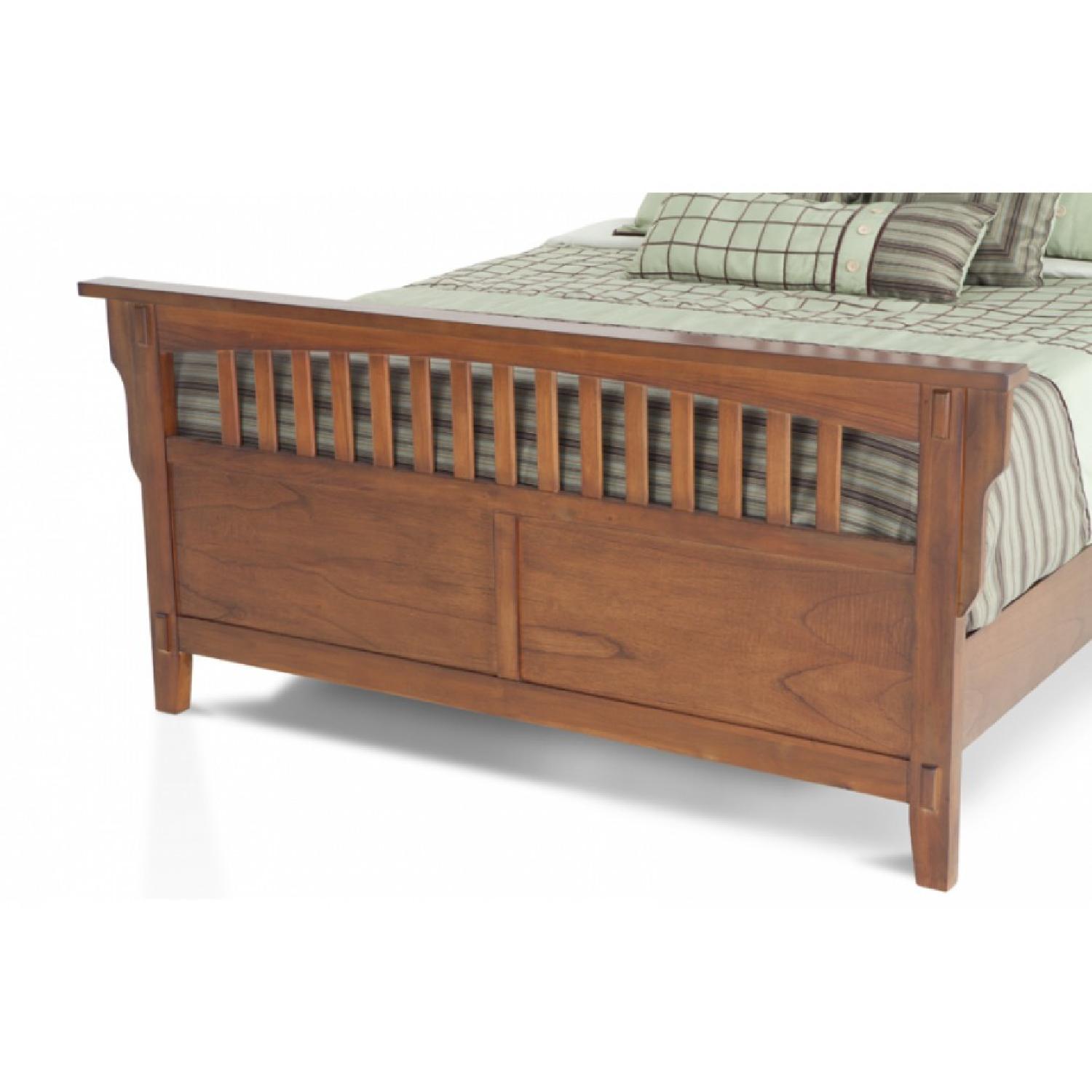 Bob's Mission Oak Full Bed Frame - image-2