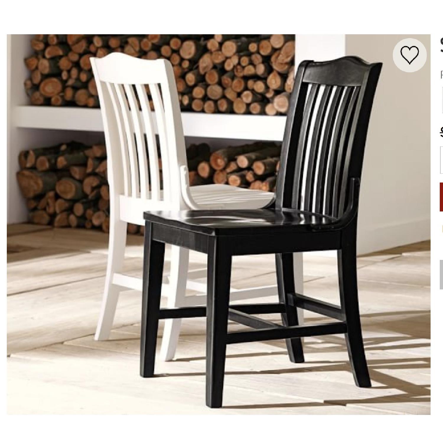 Pottery Barn Drop Leaf Table w/ 4 Chairs - image-2