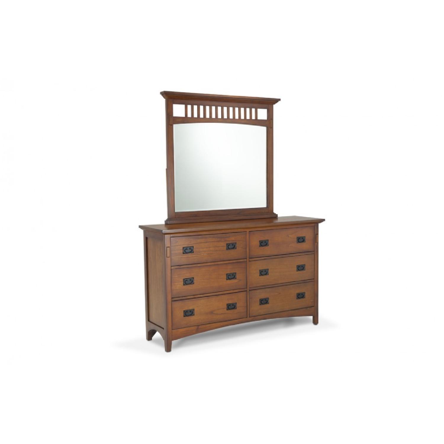 Bob's Mission Oak Dresser w/ Mirror - image-0