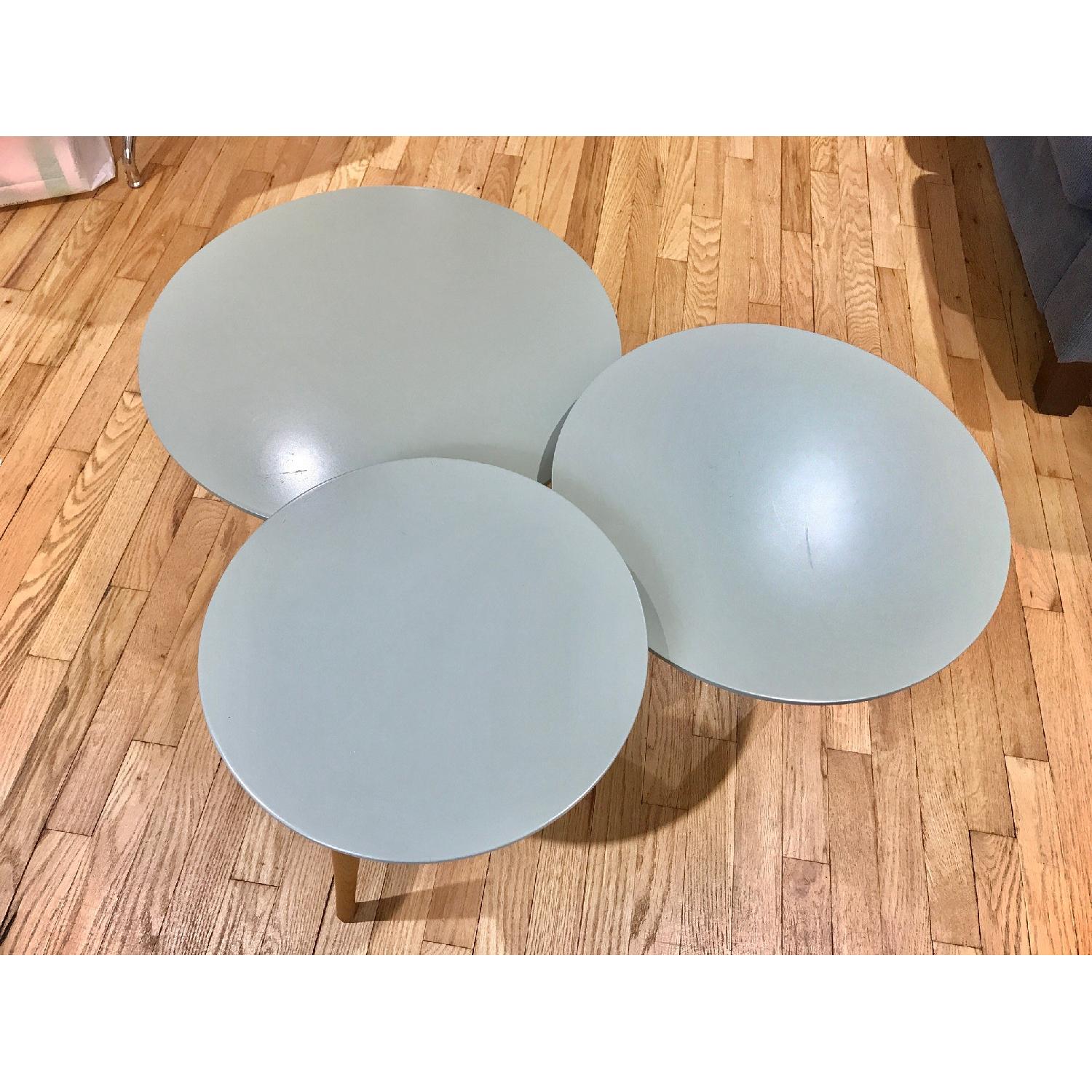 West Elm Clover Coffee Table w/ Oregano Top & Almond Legs AptDeco