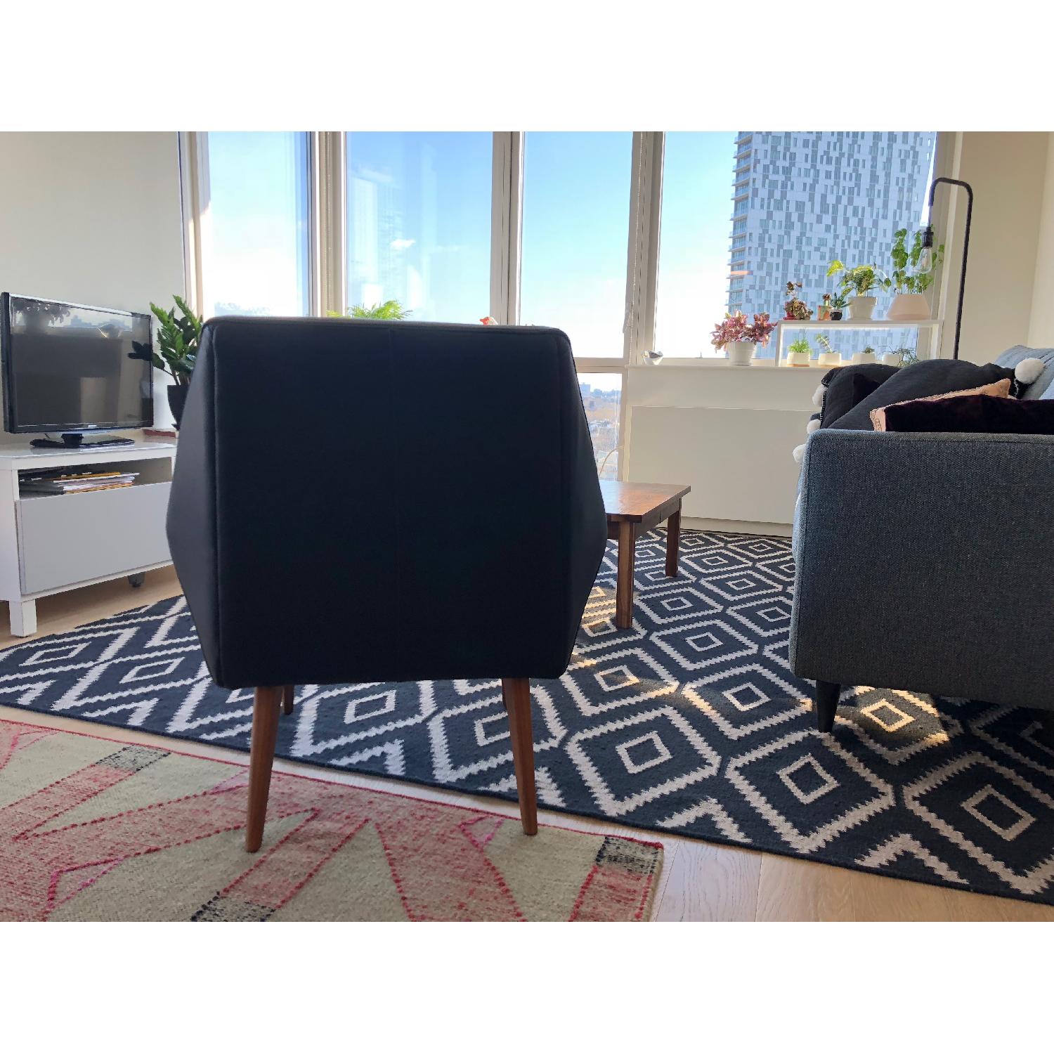 West Elm Parker Slipper Leather Chair - image-4