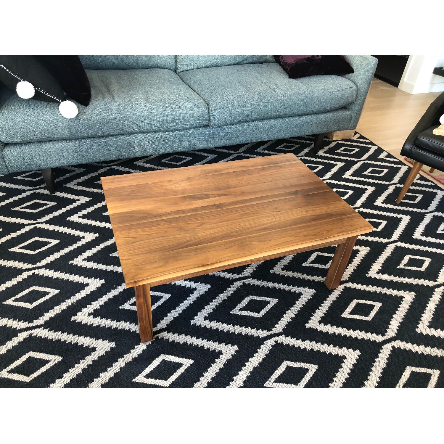 Muji Walnut Coffee Table - image-1