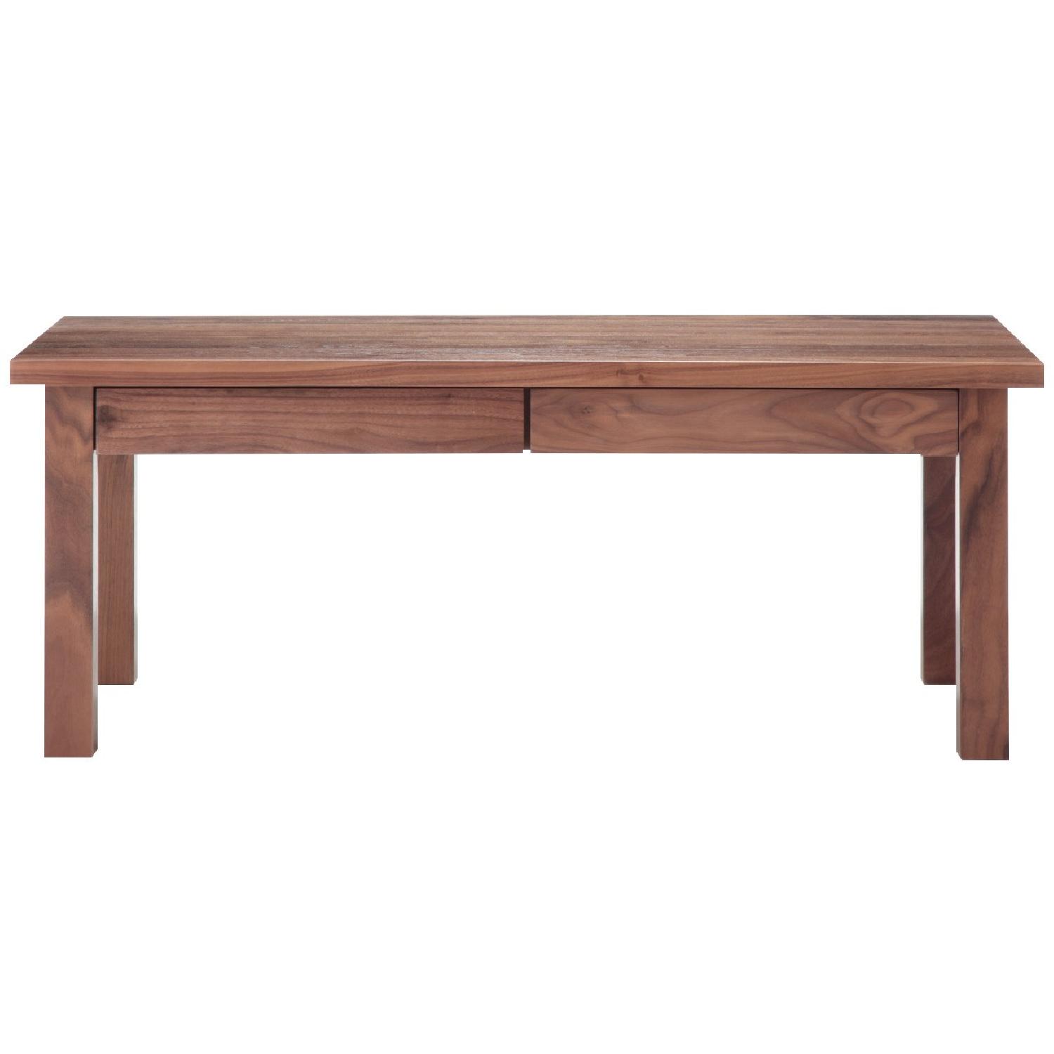 Muji Walnut Coffee Table - image-0