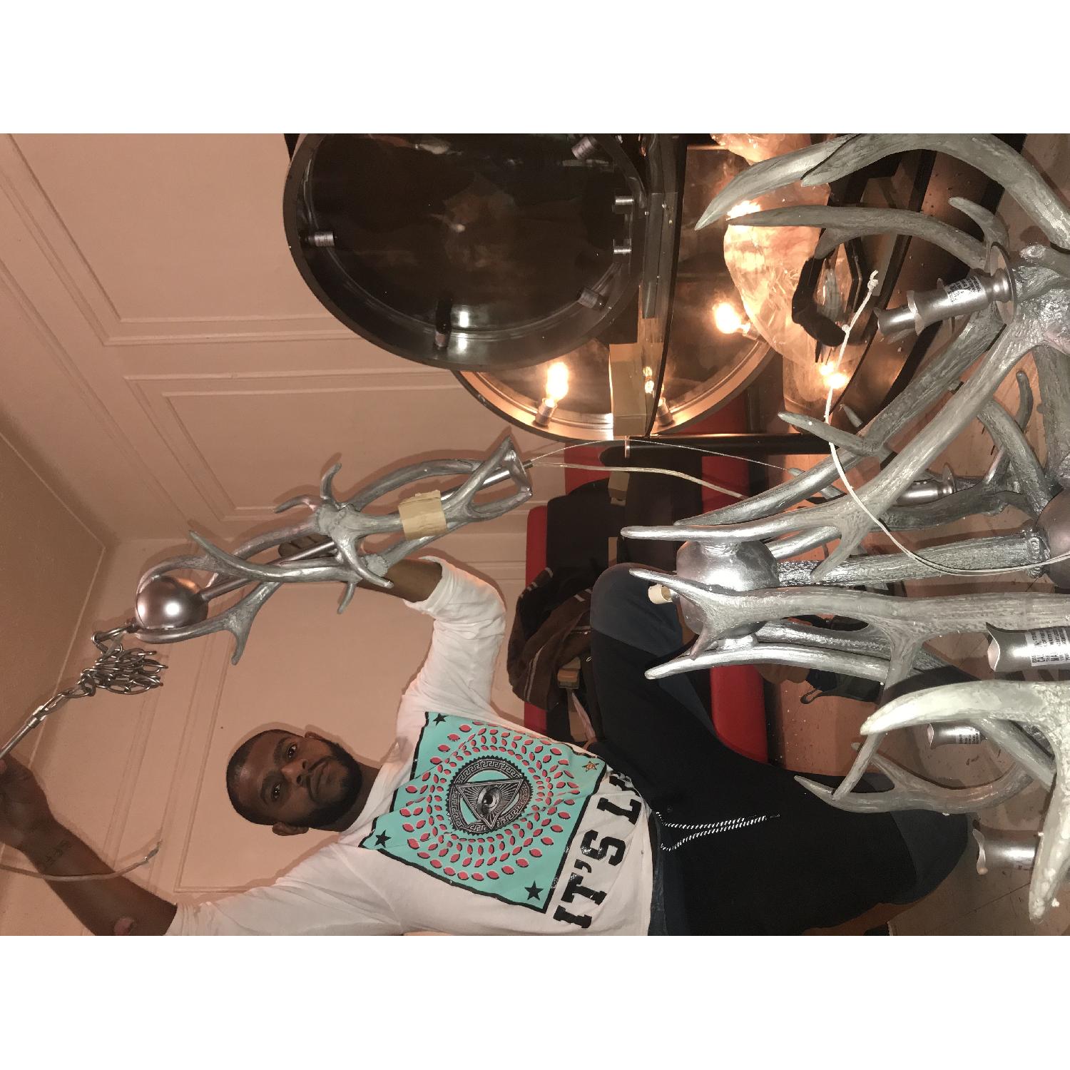 Timothy Oulton Metal Chandelier - image-5