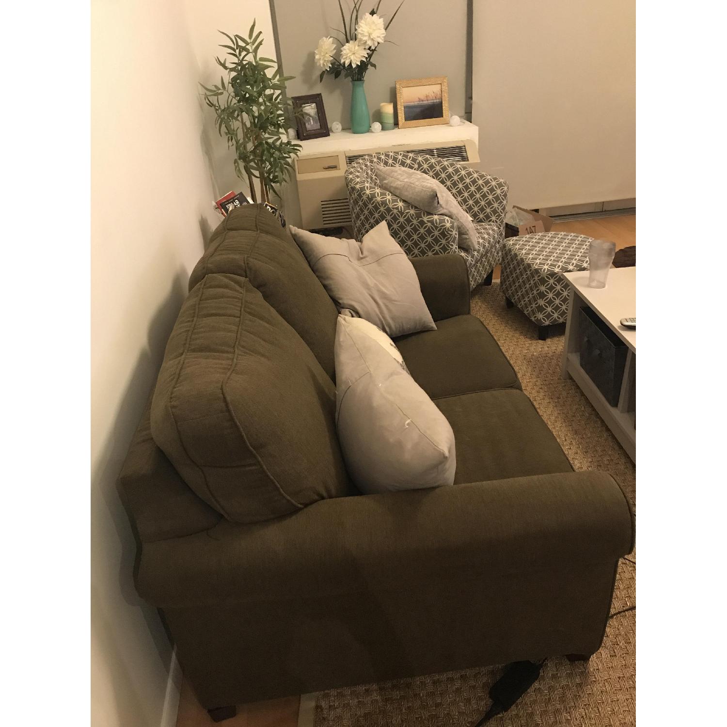 Ashley Zeth Contemporary Twin Sleeper Loveseat - image-3