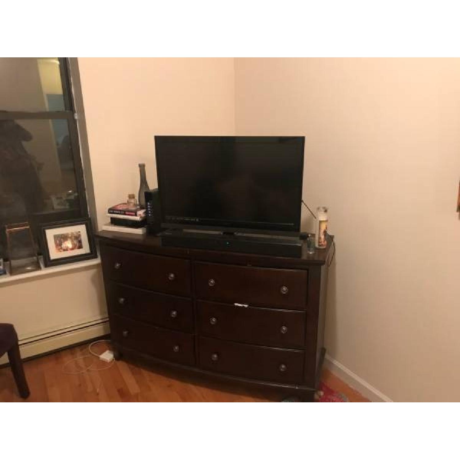 Raymour & Flanigan Wood 6 Drawer Dresser - image-1