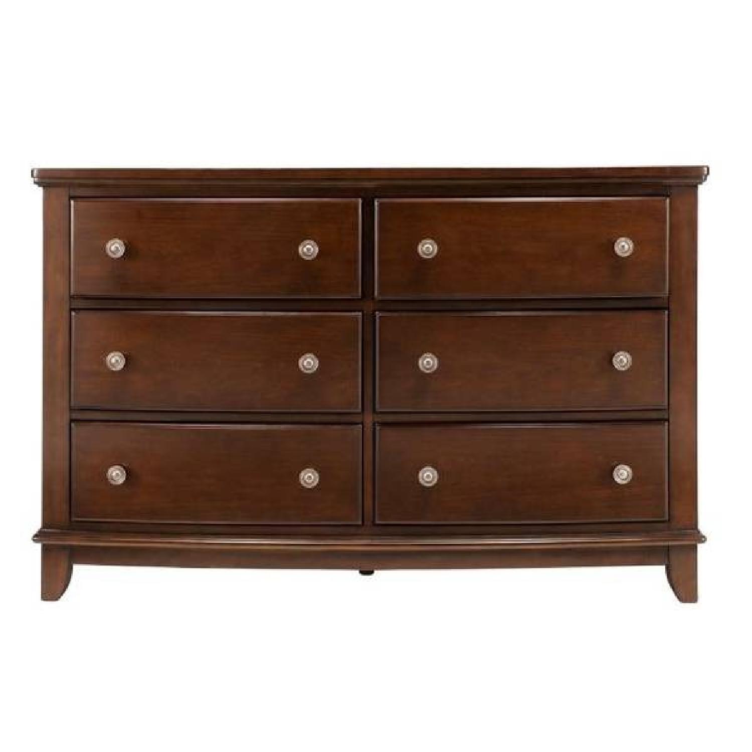 Raymour & Flanigan Wood 6 Drawer Dresser - image-0