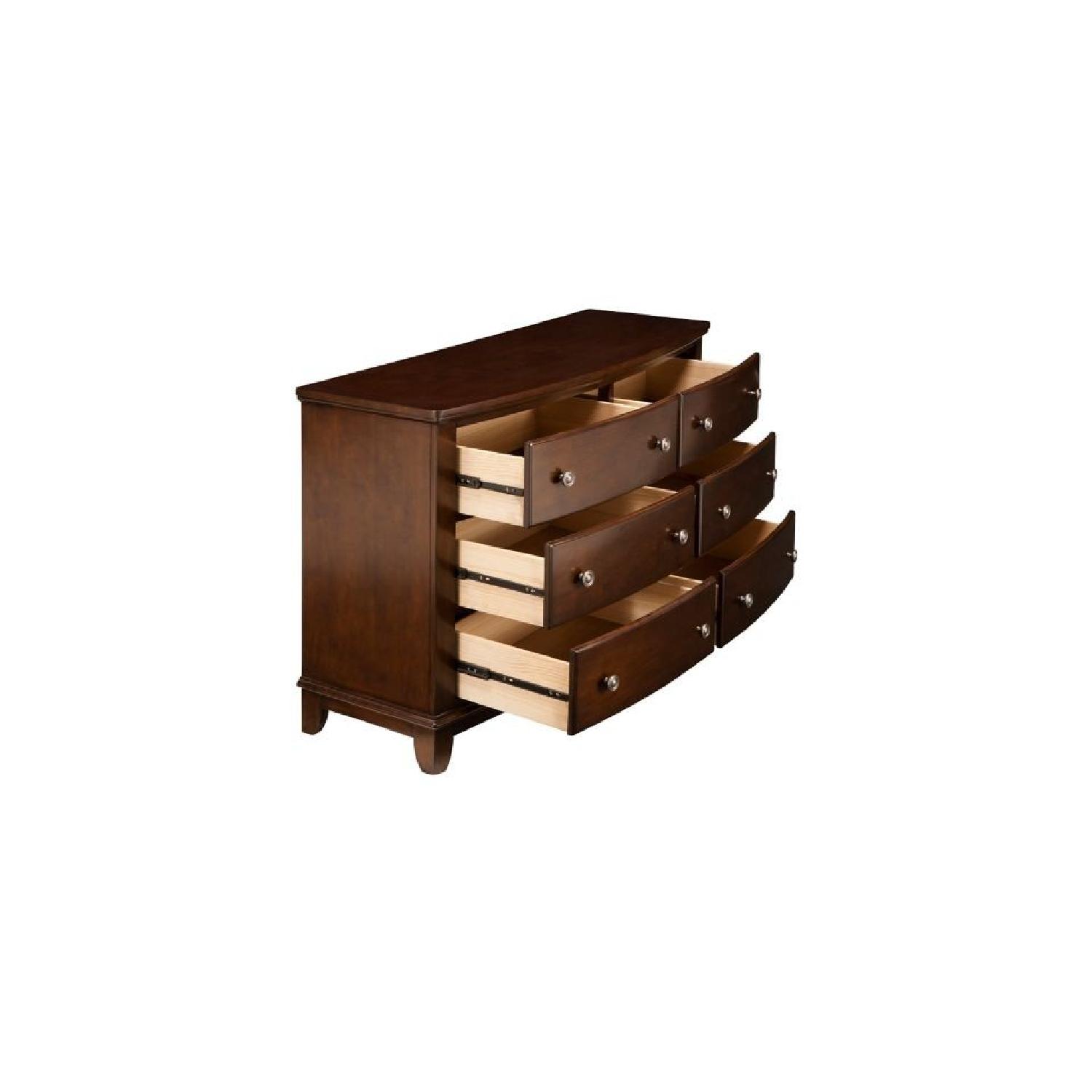 Raymour & Flanigan Wood 6 Drawer Dresser - image-5