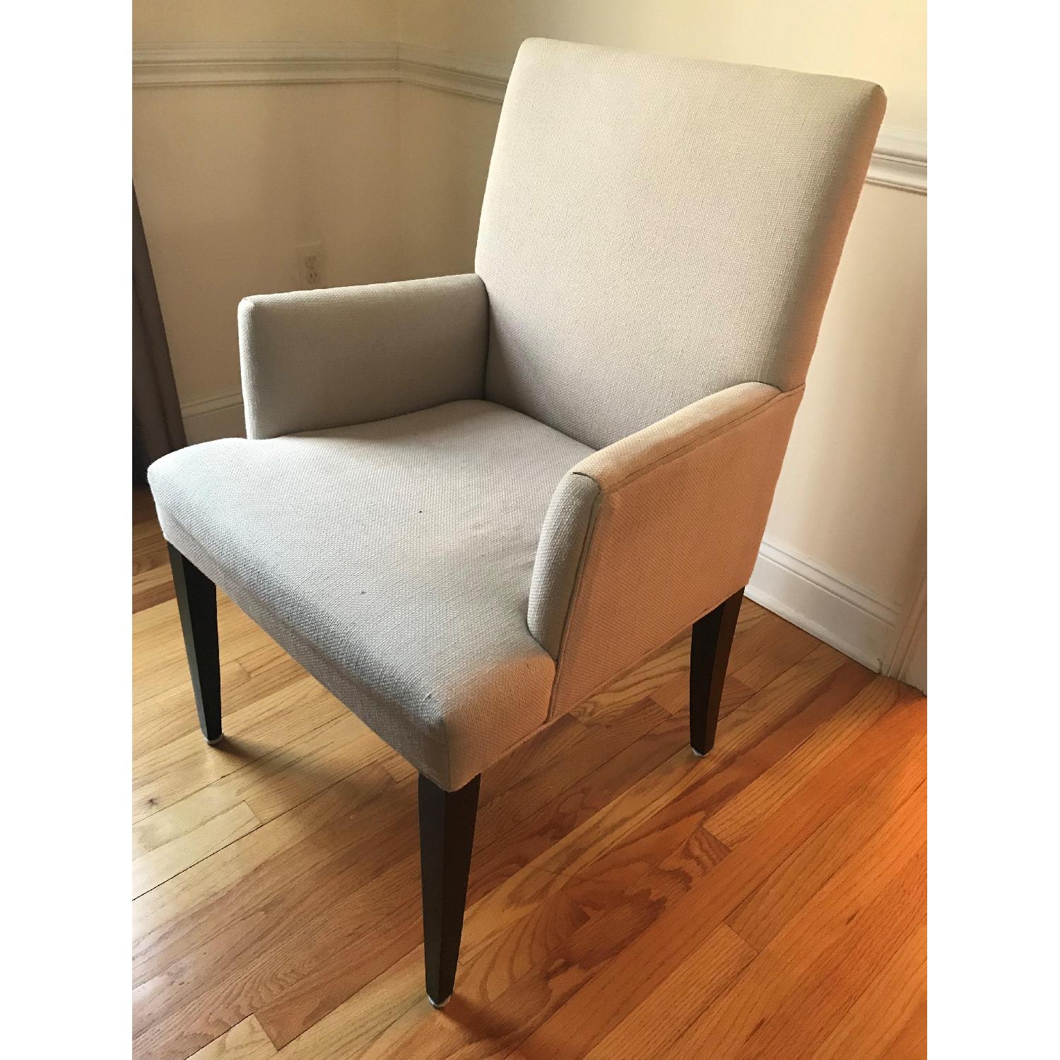 Crate & Barrel Miles Upholstered Dining Chair - image-1