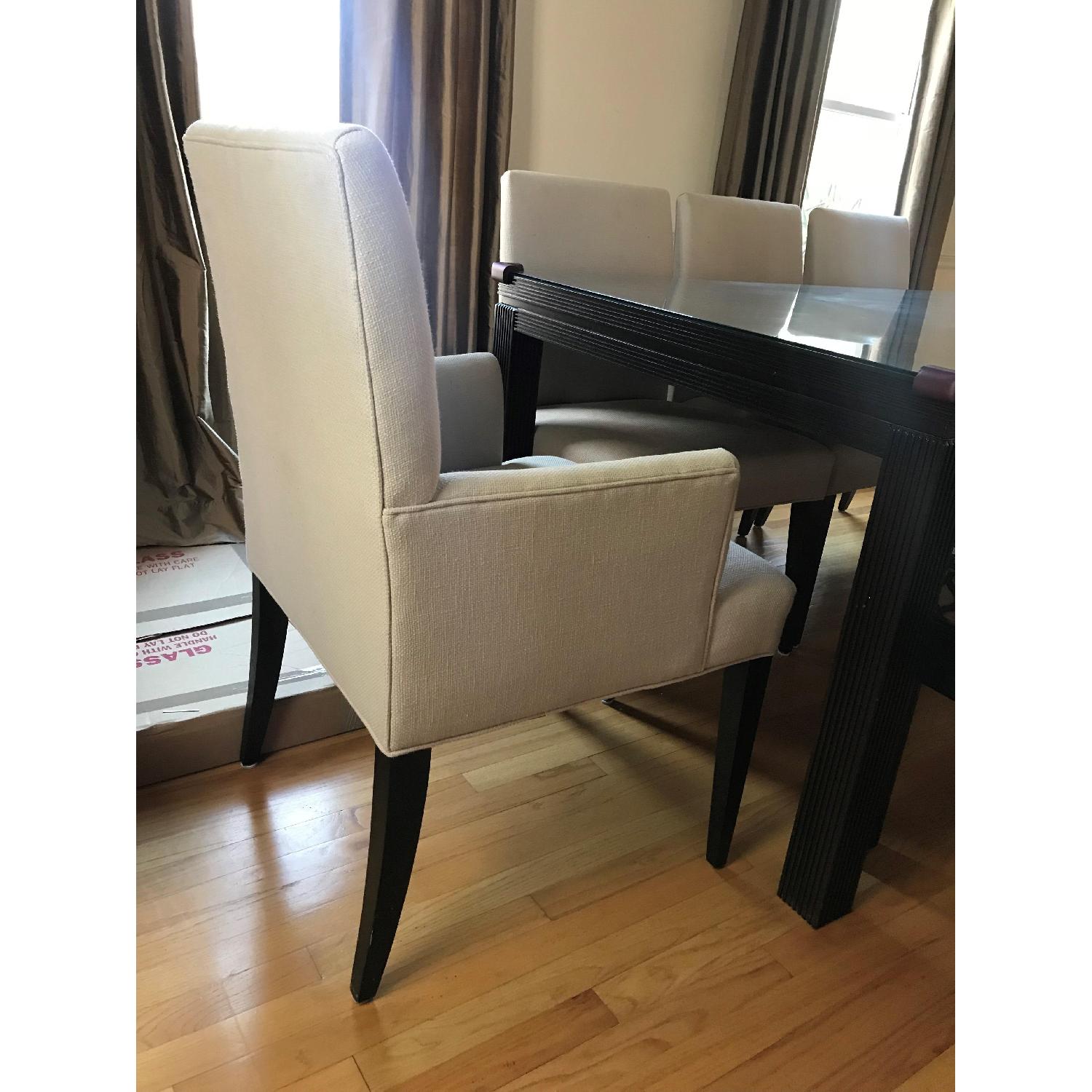 Crate & Barrel Miles Upholstered Dining Chair - image-3