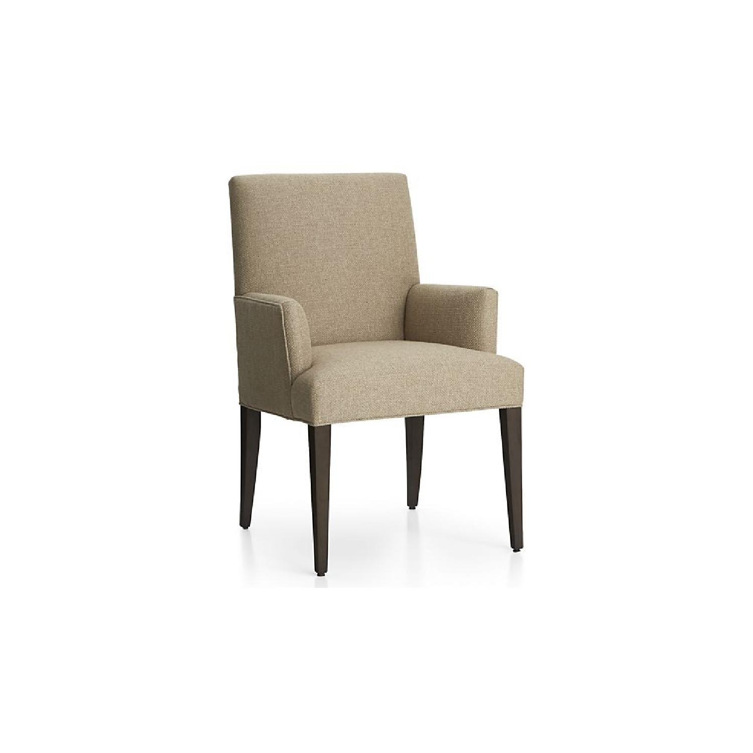 Crate & Barrel Miles Upholstered Dining Chair - image-0