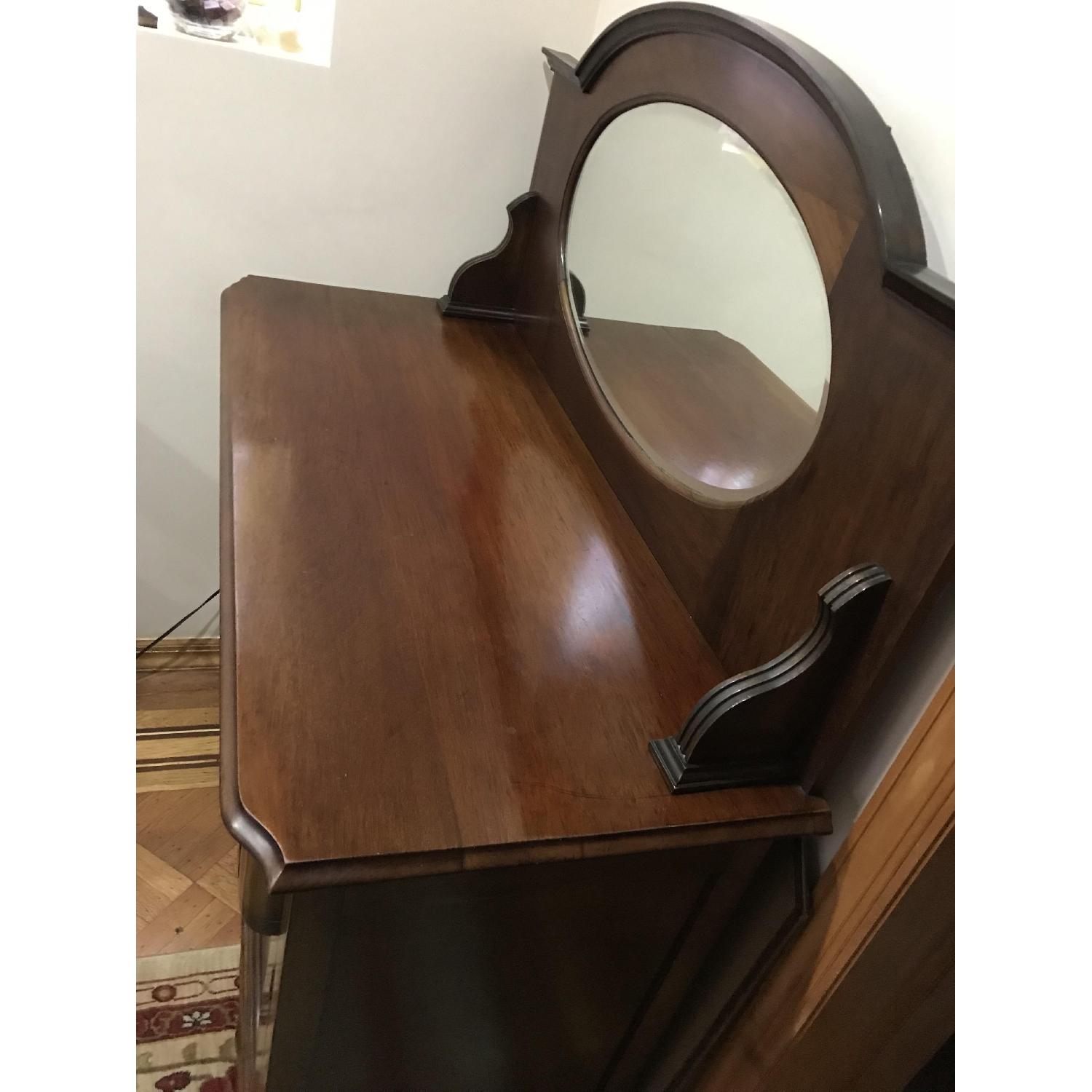 Vintage Sideboard w/ Mirror - image-5