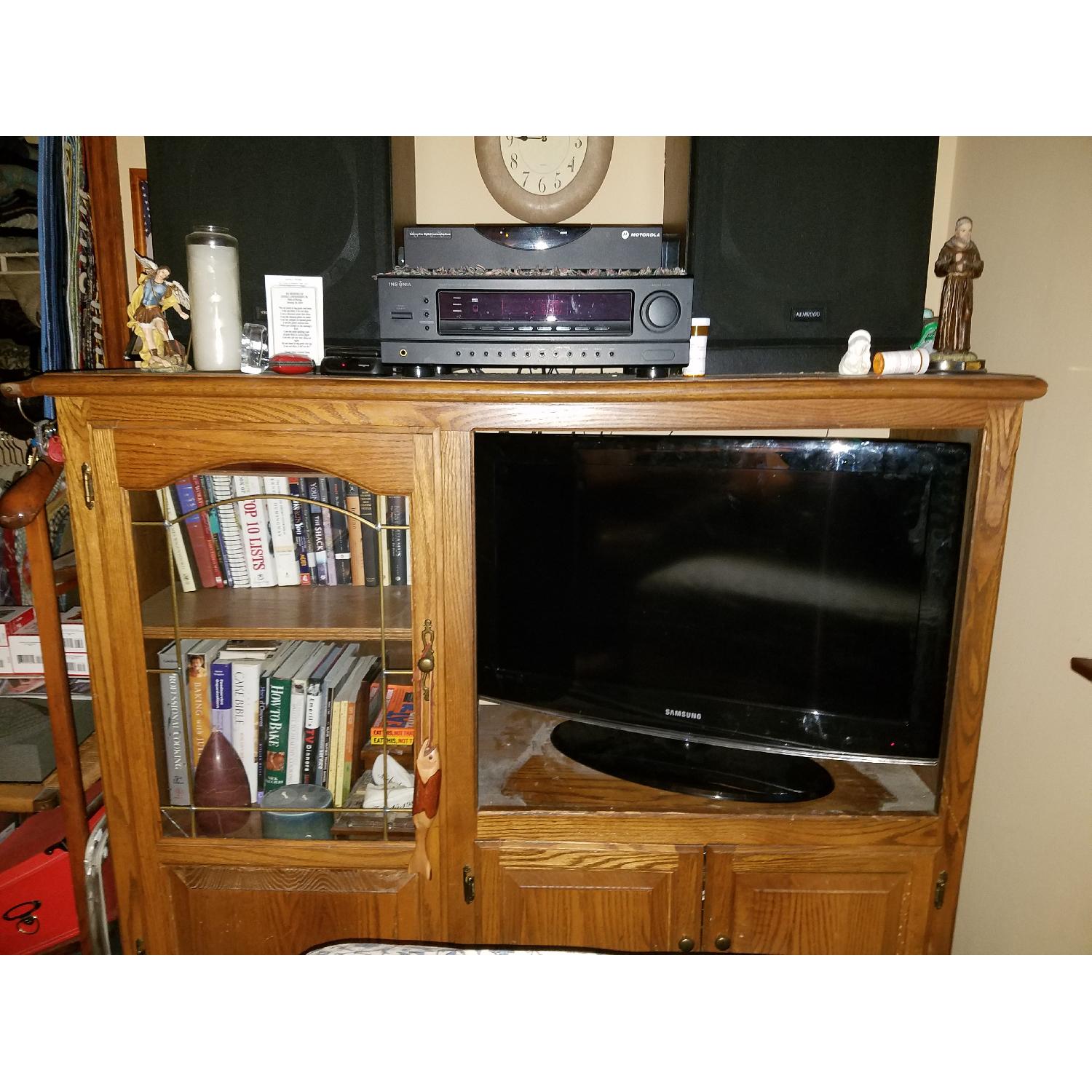 Oak Entertainment Center - image-3