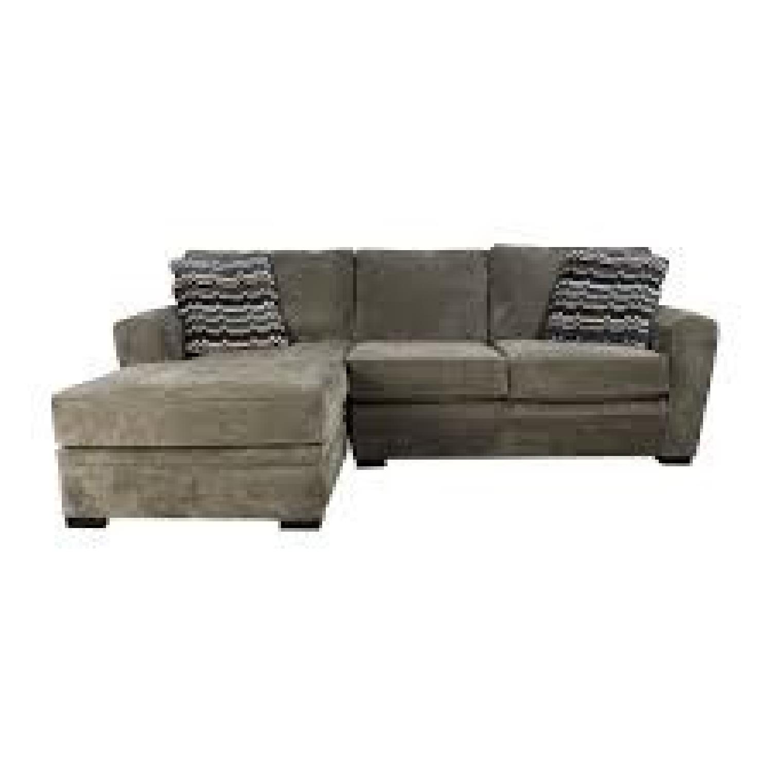 Raymour & Flanigan Artemis II Sleeper Sectional Sofa AptDeco