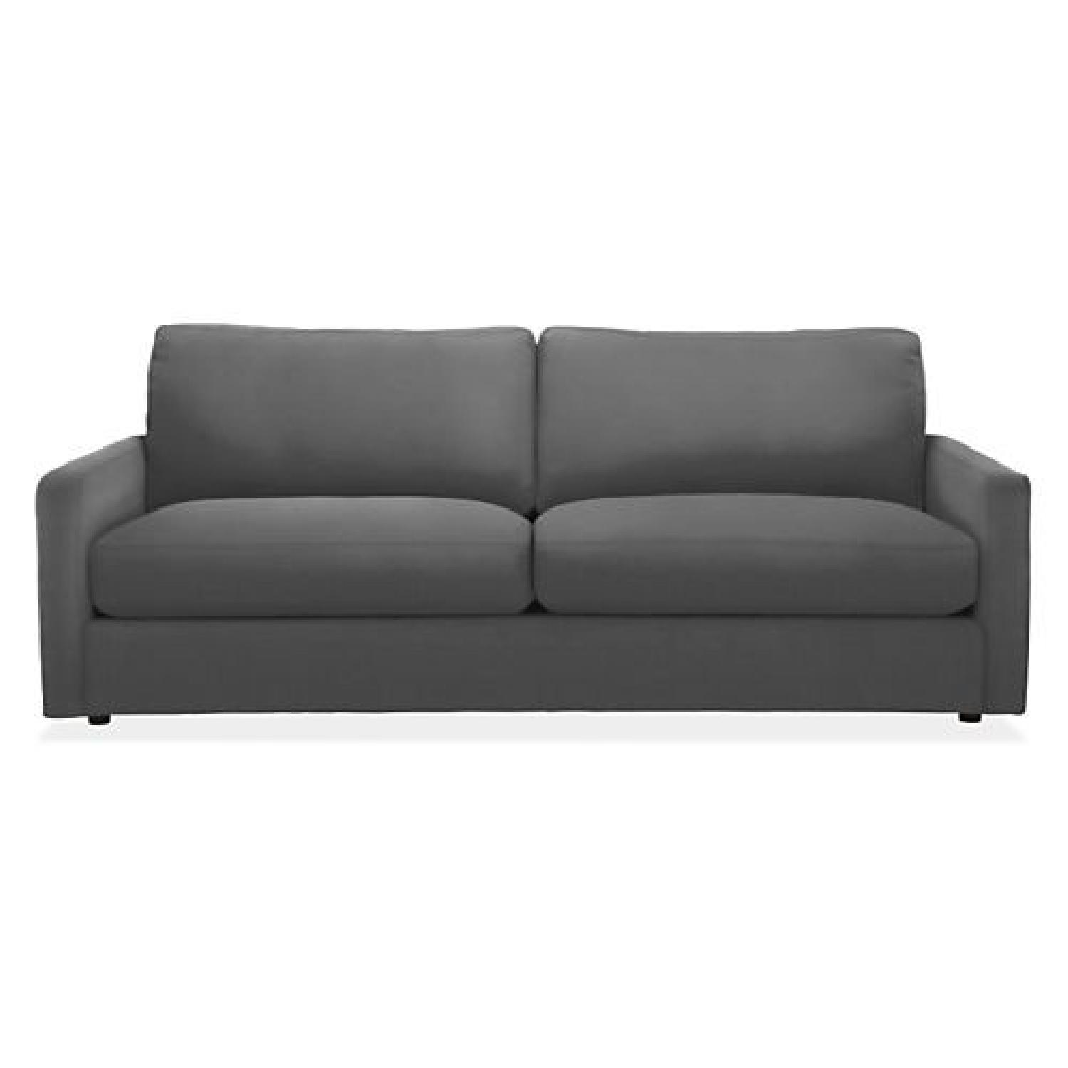 Room & Board Easton Dark Grey Sofa AptDeco