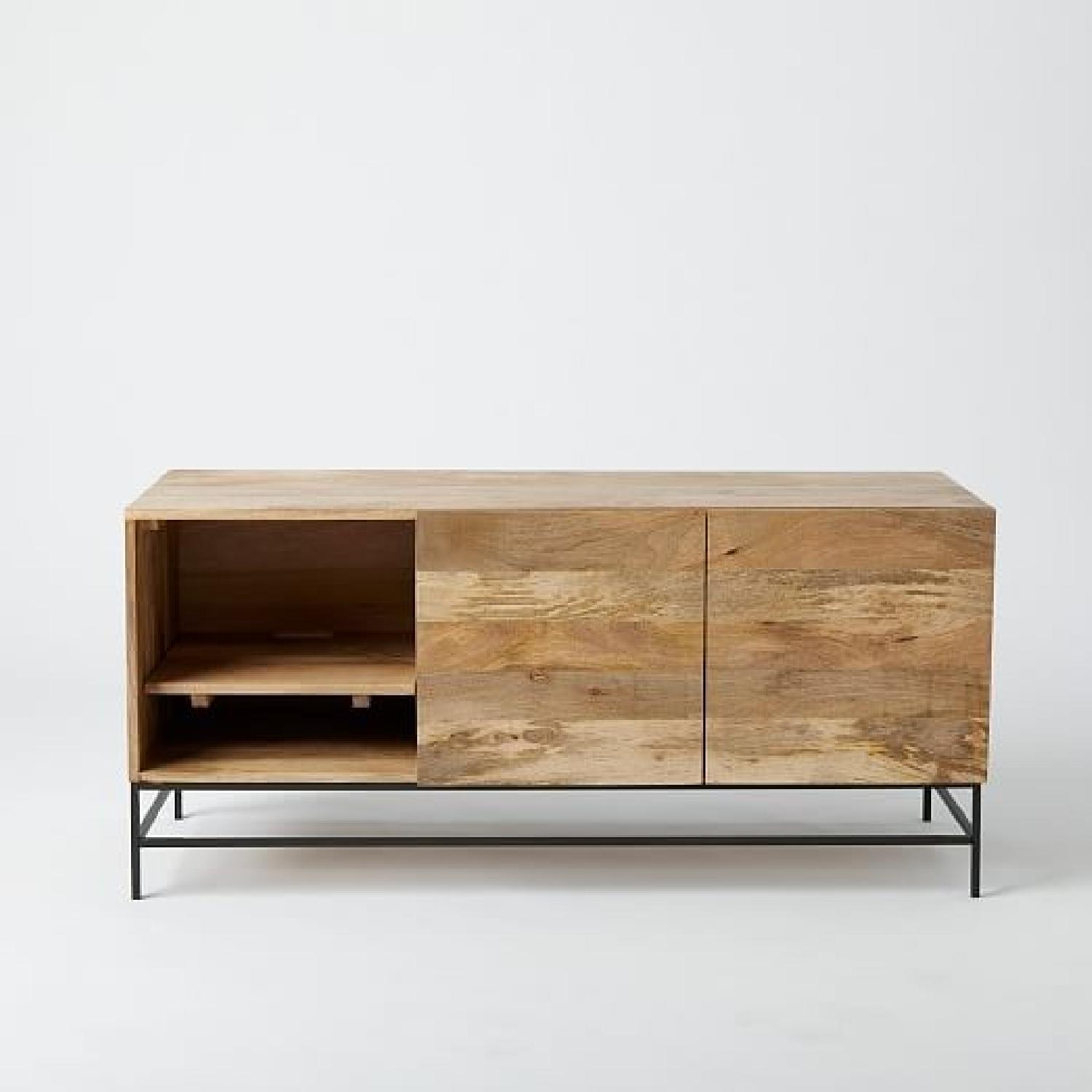 West Elm Industrial Storage Media Console AptDeco