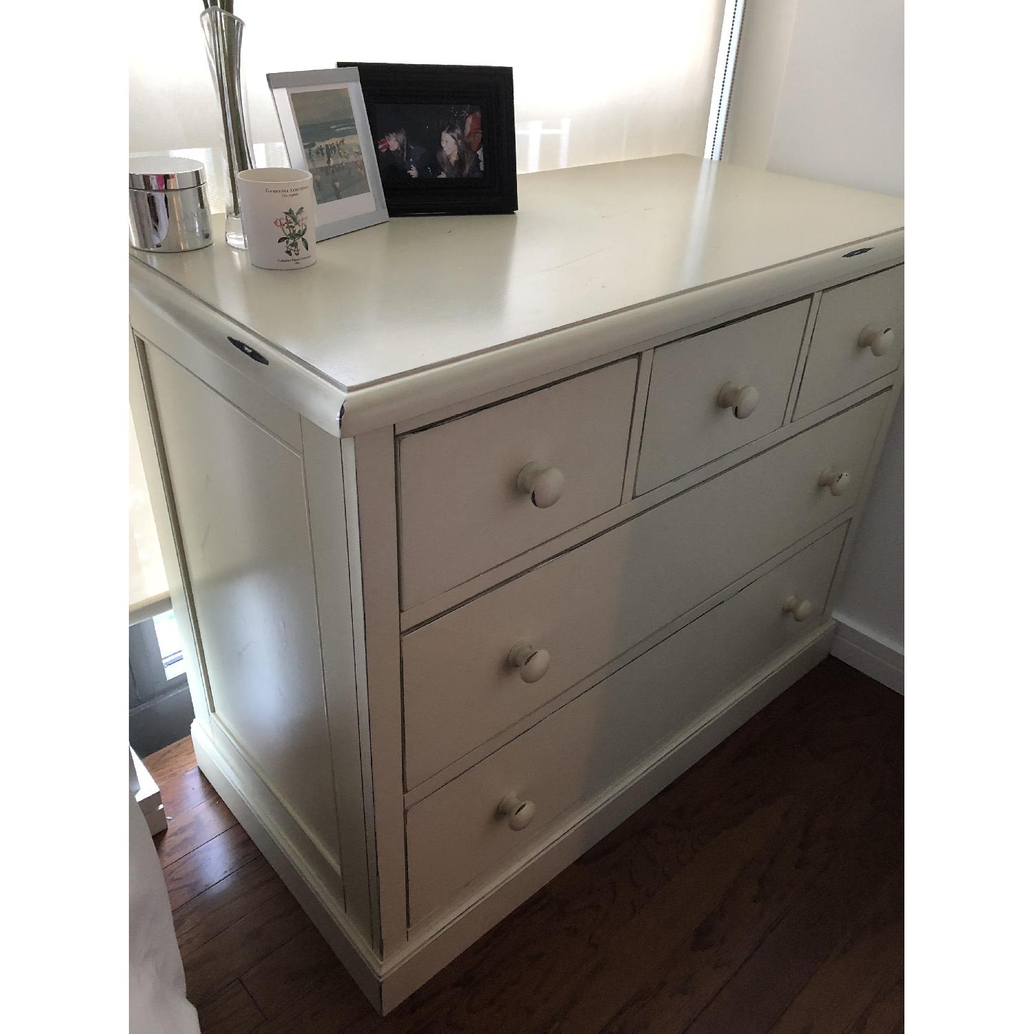 Pottery Barn Charlotte Dresser in Antique White AptDeco