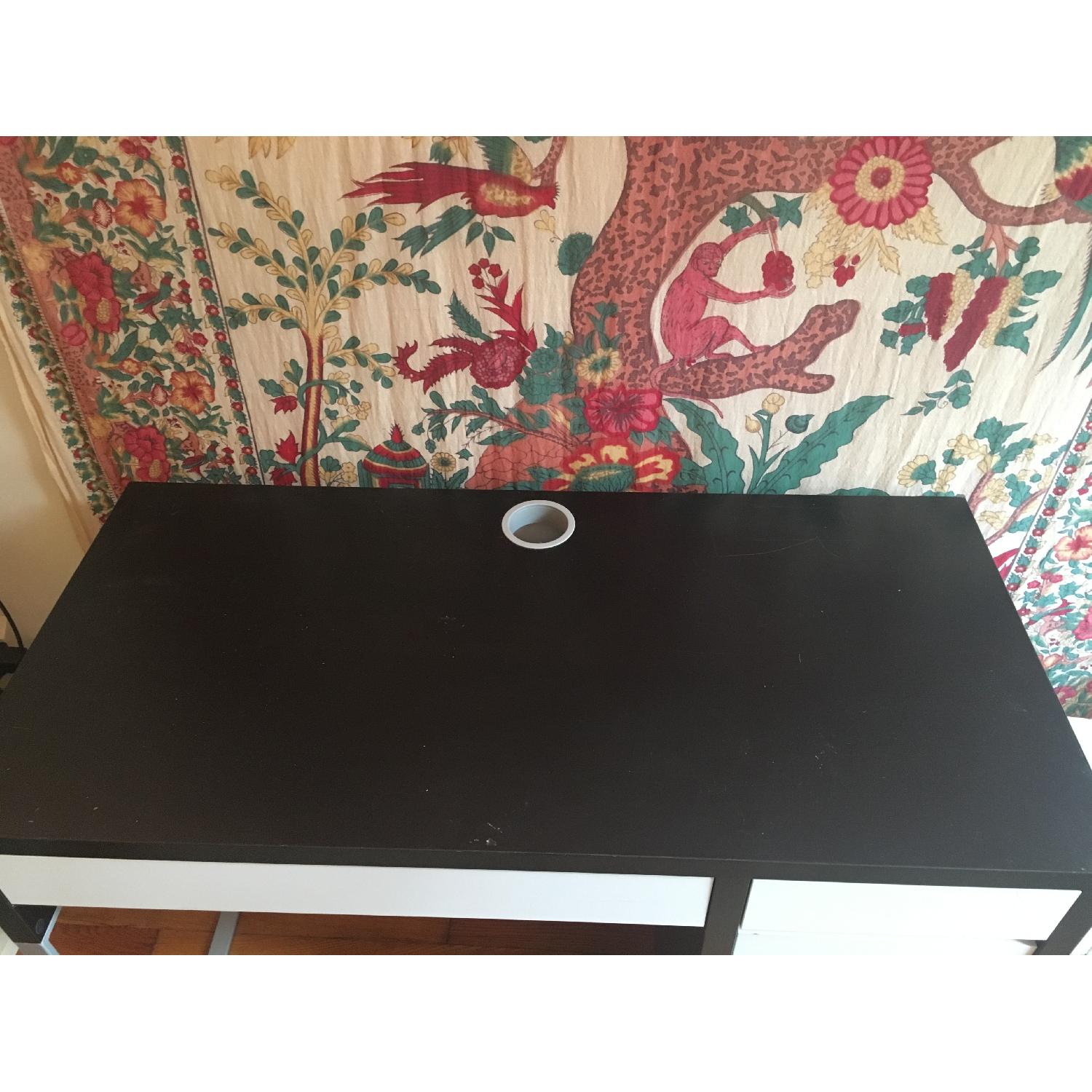 Ikea Micke Black & White Desk - image-3