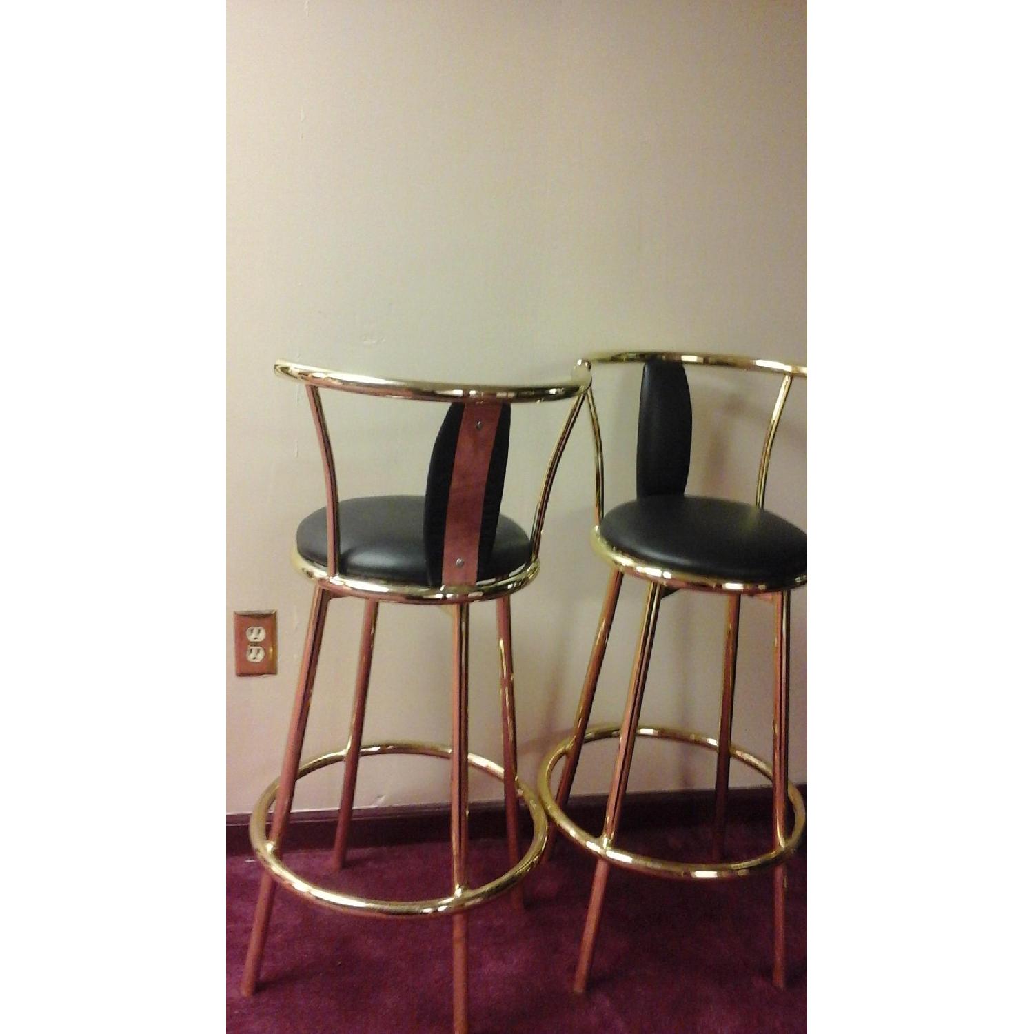 Black & Brass Bar Stool - image-3