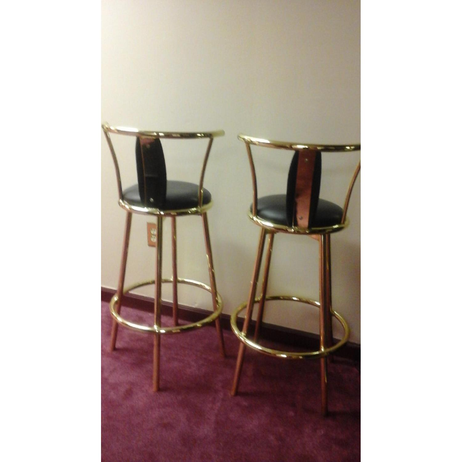 Black & Brass Bar Stool - image-10